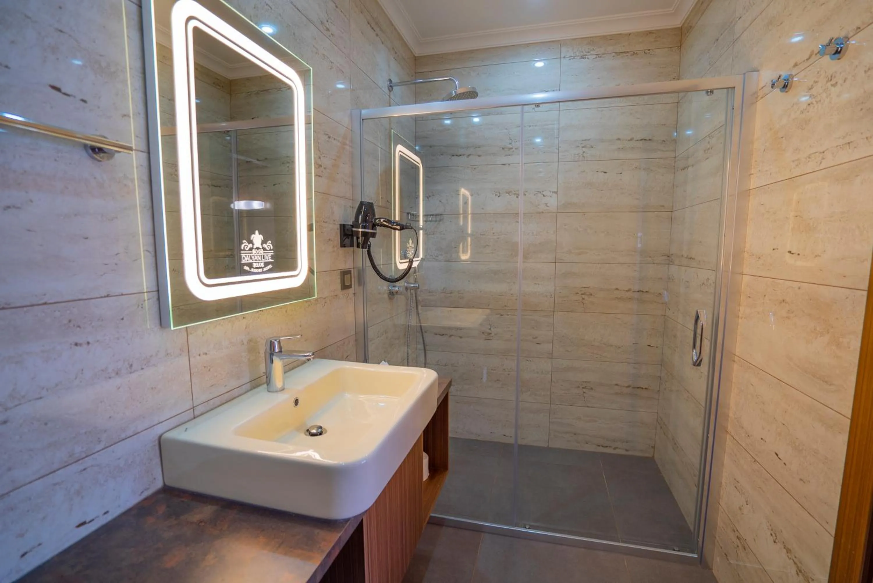 Shower in Dalyan Live Spa Hotel