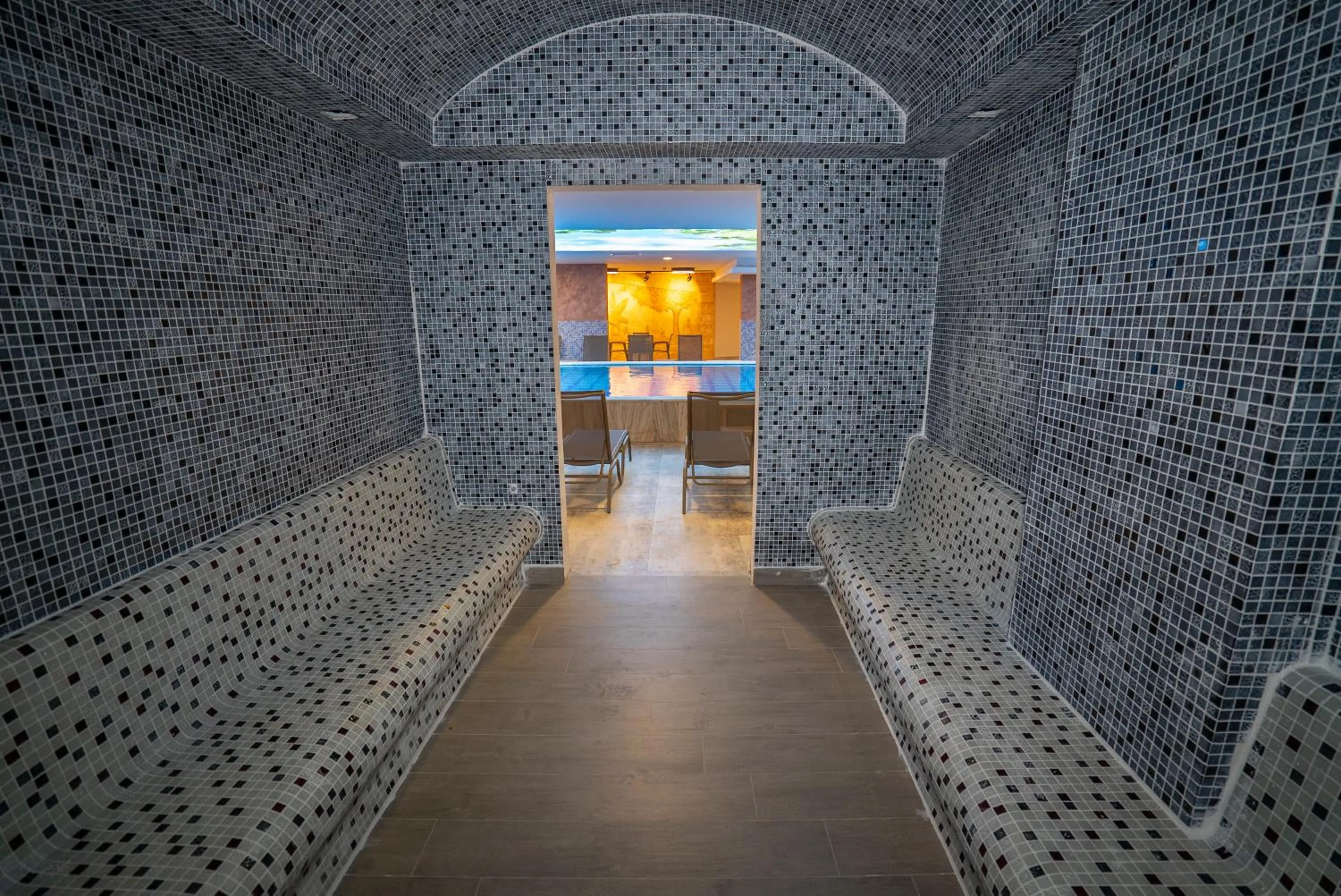 Steam room in Dalyan Live Spa Hotel