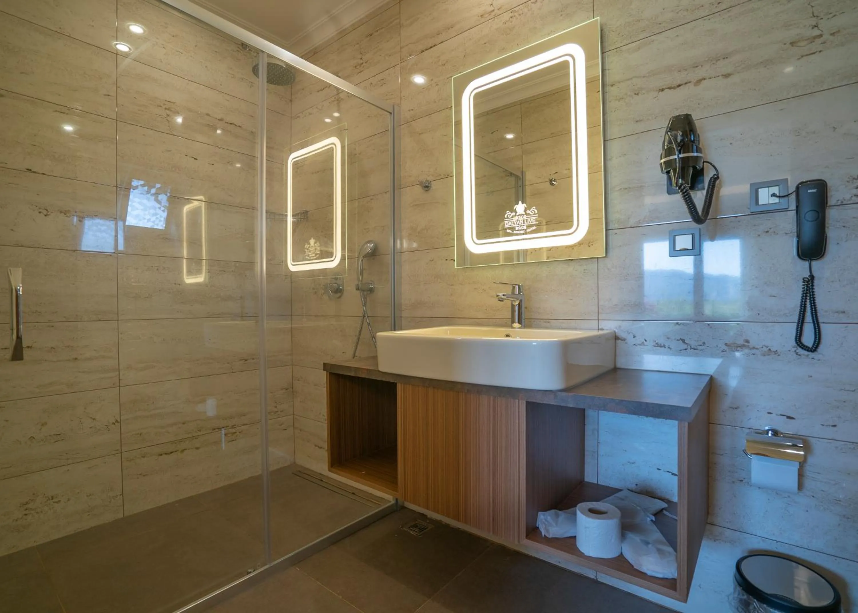 Shower in Dalyan Live Spa Hotel