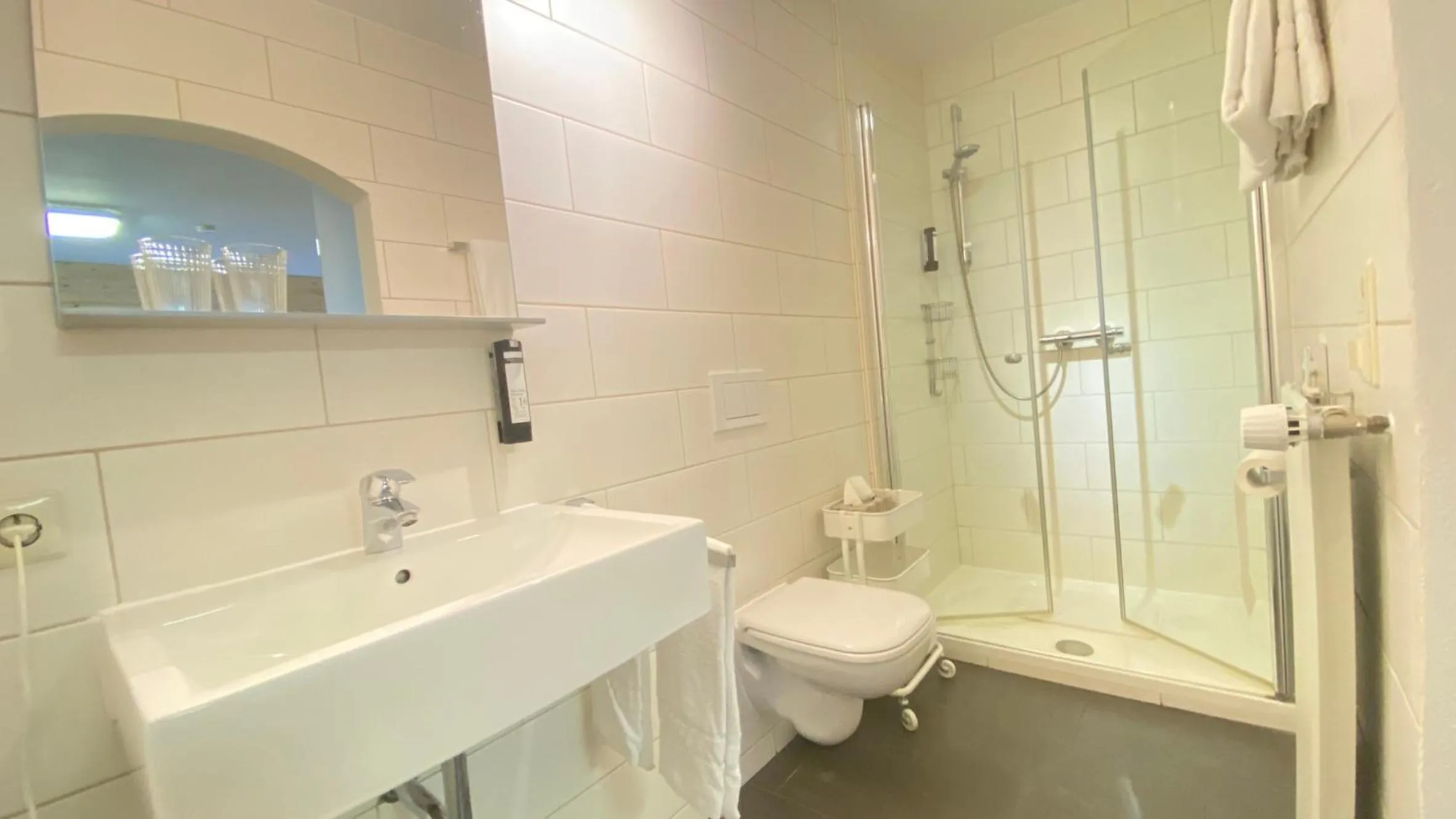 Bathroom in Haus am Heiner Geißler Platz by Landgasthof Zickler