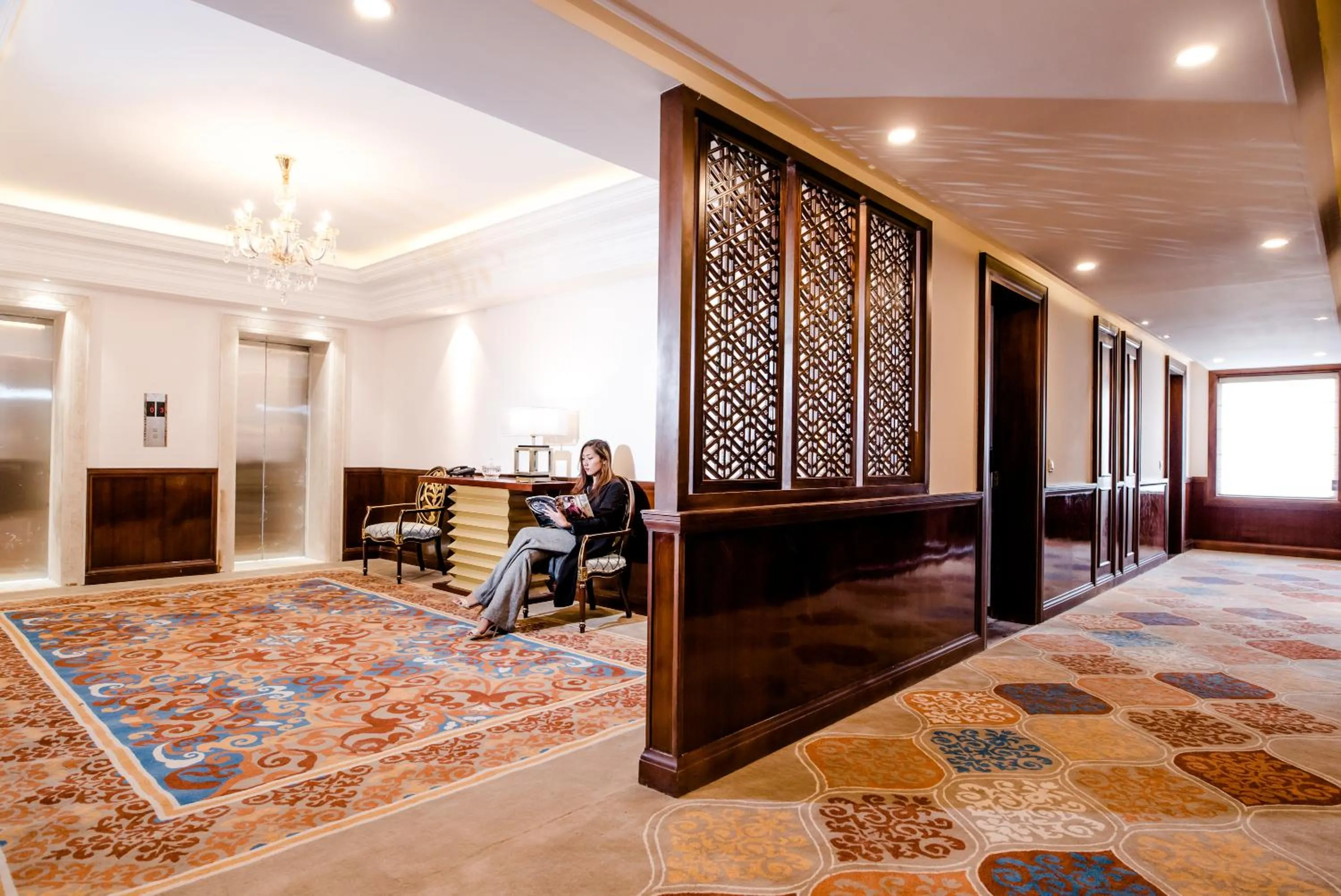 Seating area in The Indus Valley