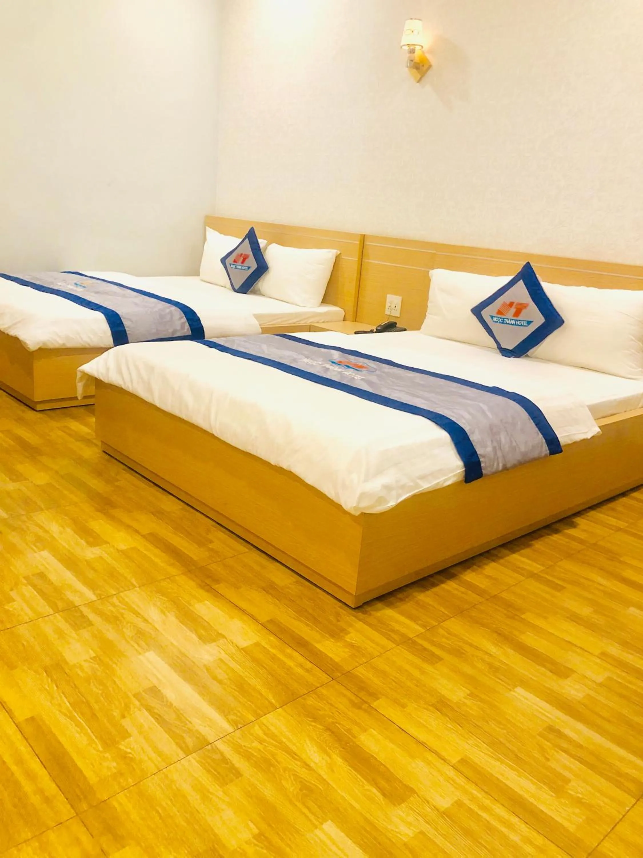 Bed in Ngoc Thanh Hotel