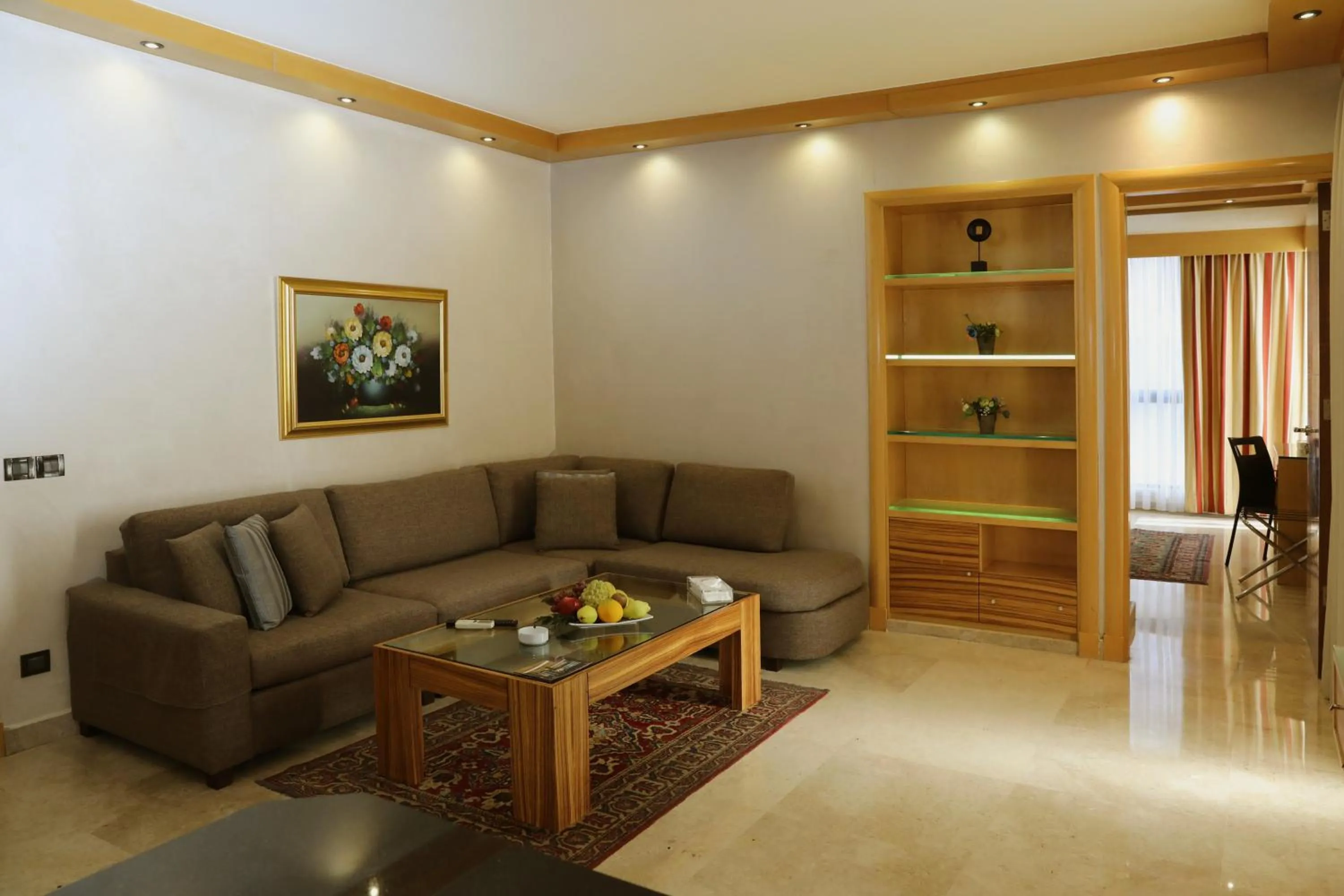 Seating area in Imperial Suites Hotel