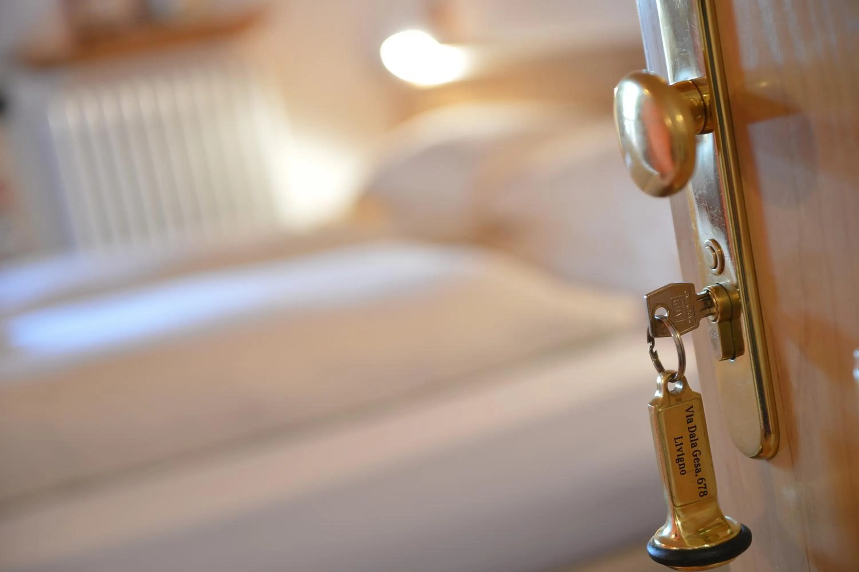 Decorative detail, Bed in Hotel St. Michael