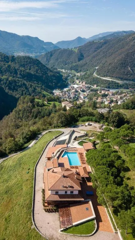 Bird's eye view in Resort San Pellegrino Terme
