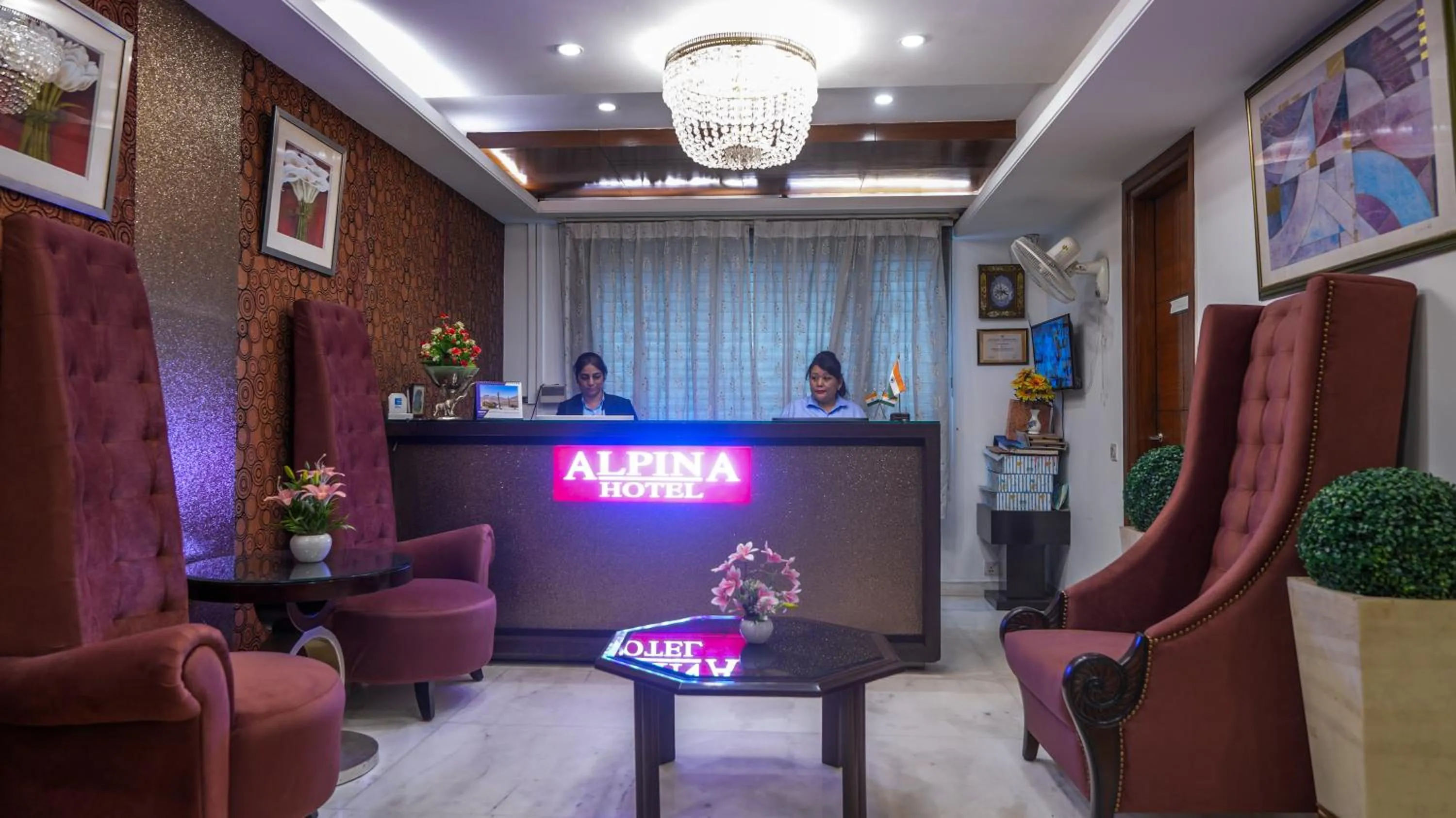 Lobby or reception in Alpina Hotels & Suites