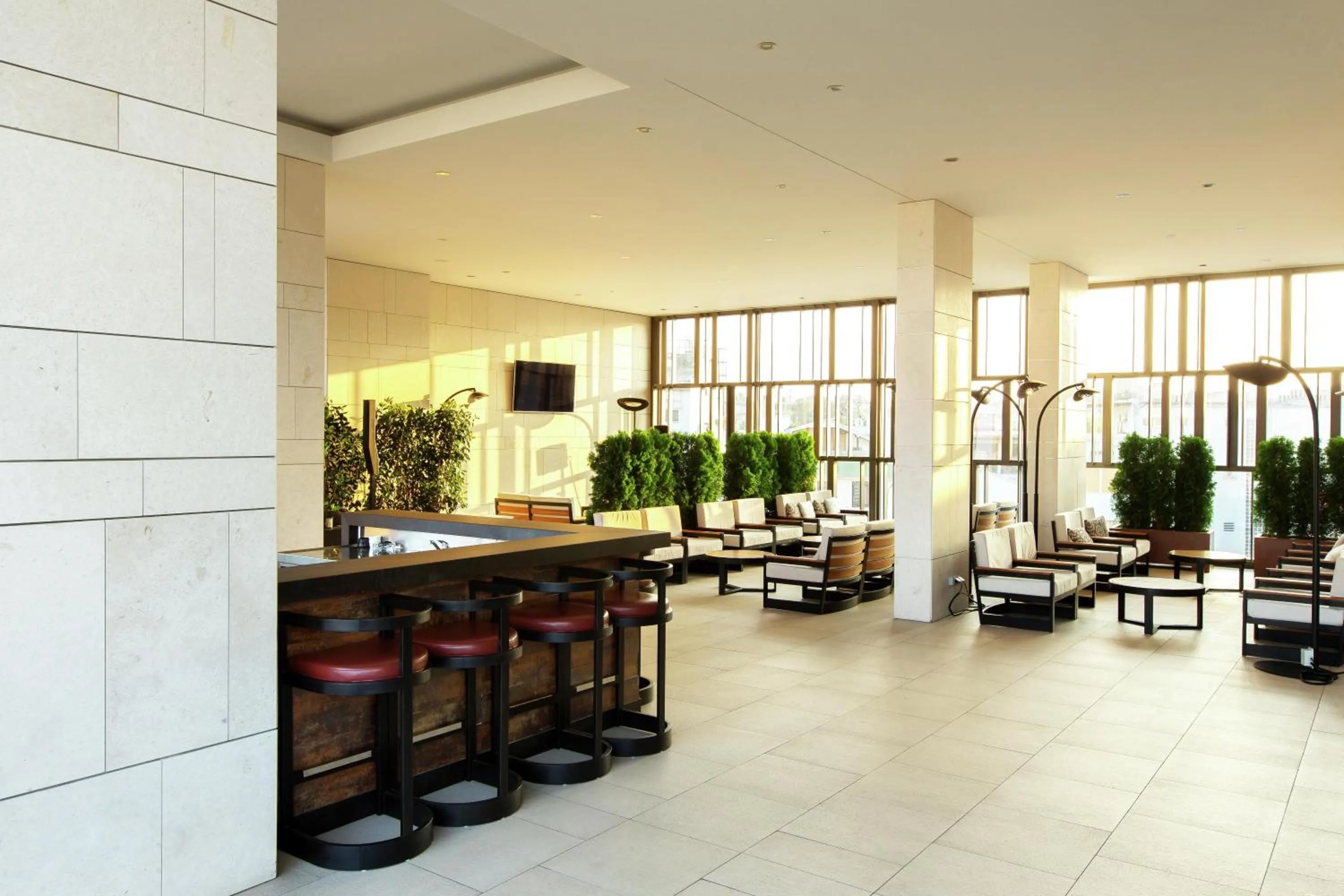 Lounge or bar in Hilton Belgrade