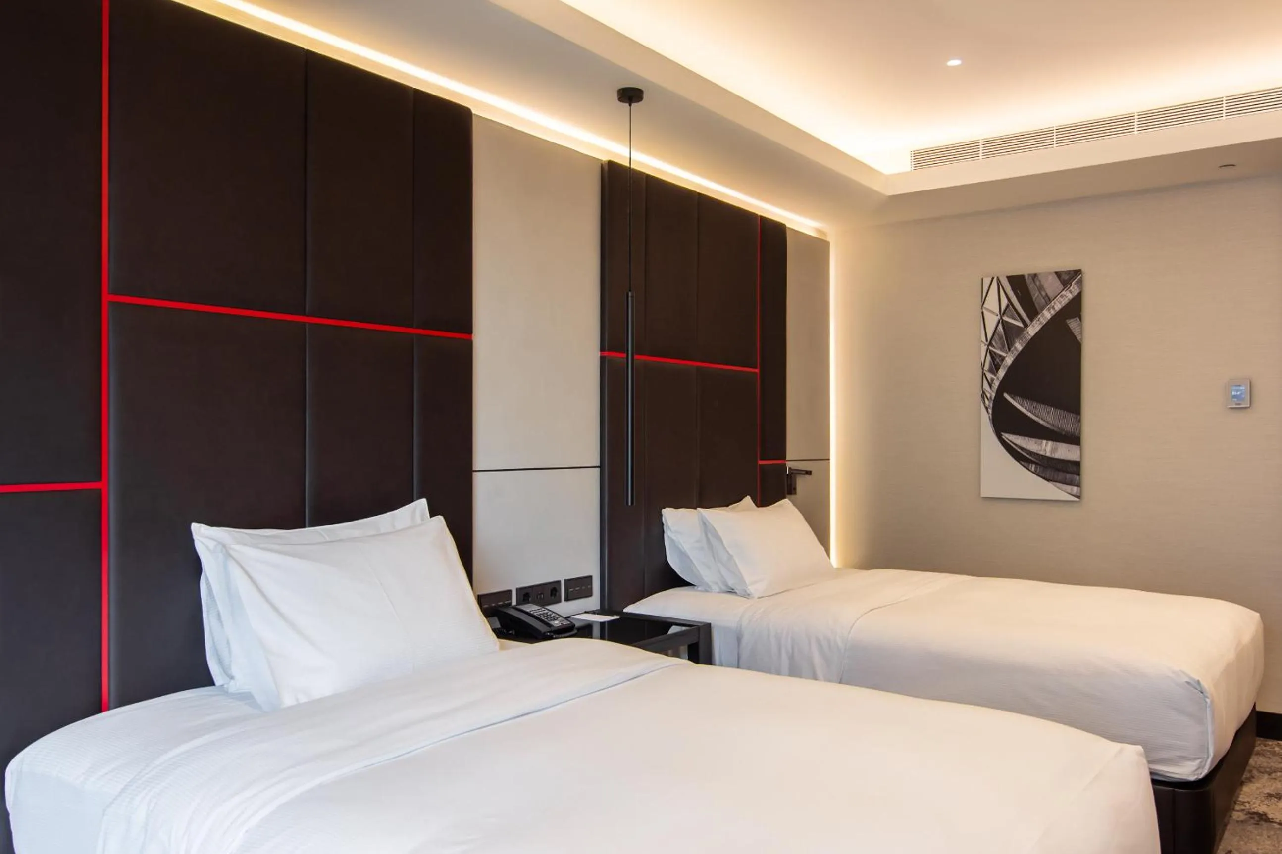 Bedroom, Bed in Hilton Belgrade