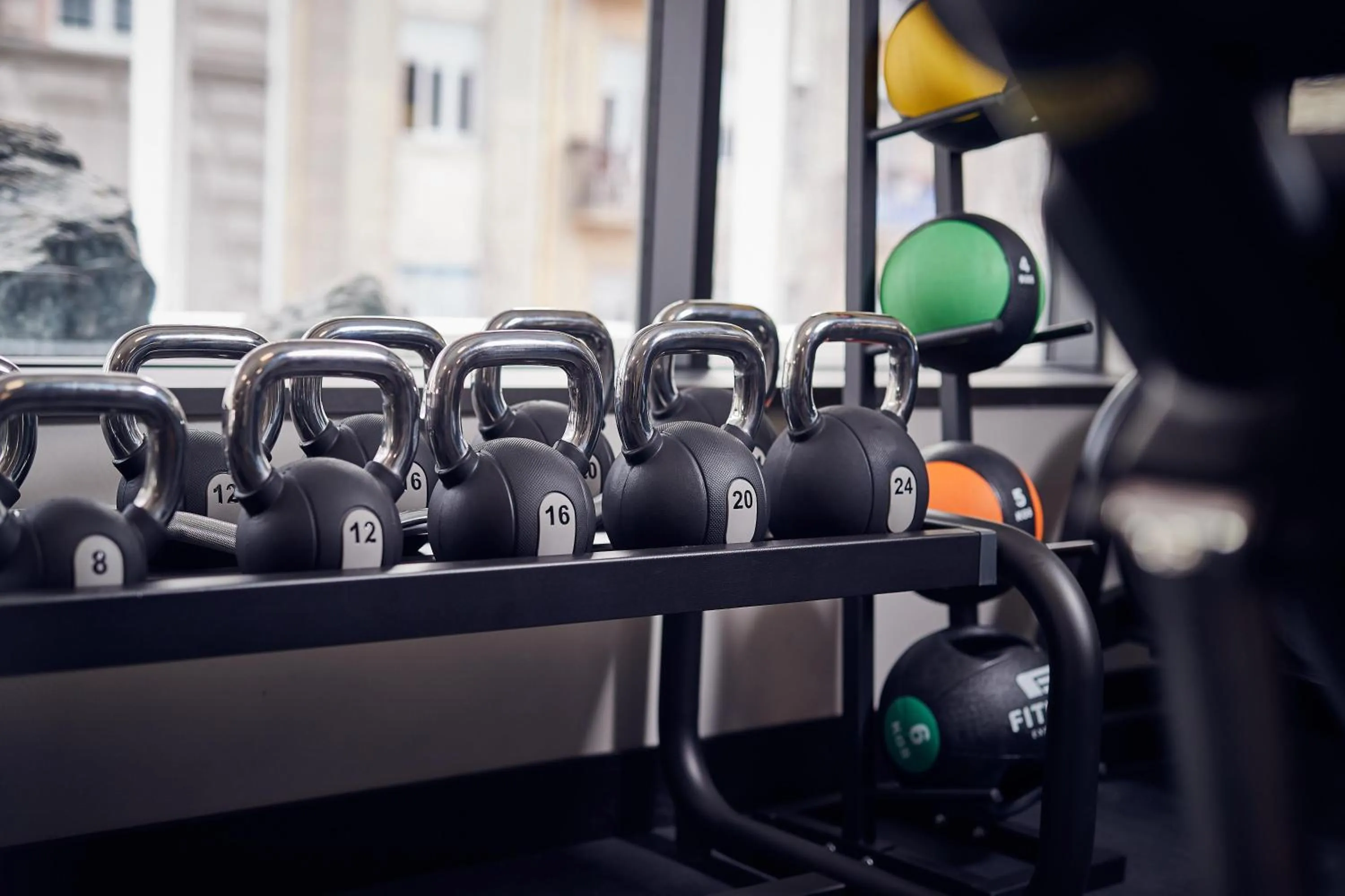 Fitness centre/facilities in Hilton Belgrade