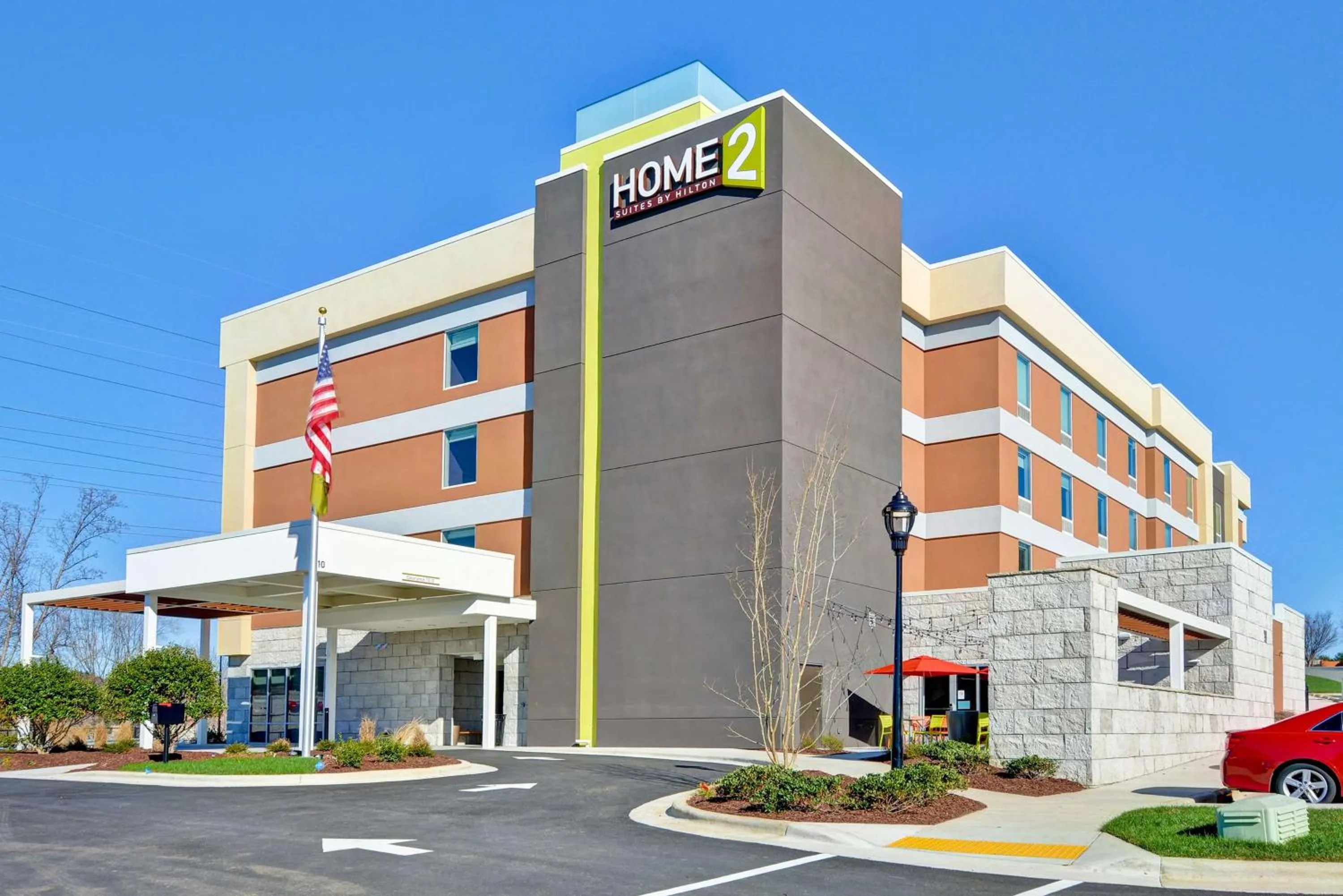 Property building in Home2 Suites By Hilton Winston-Salem Hanes Mall