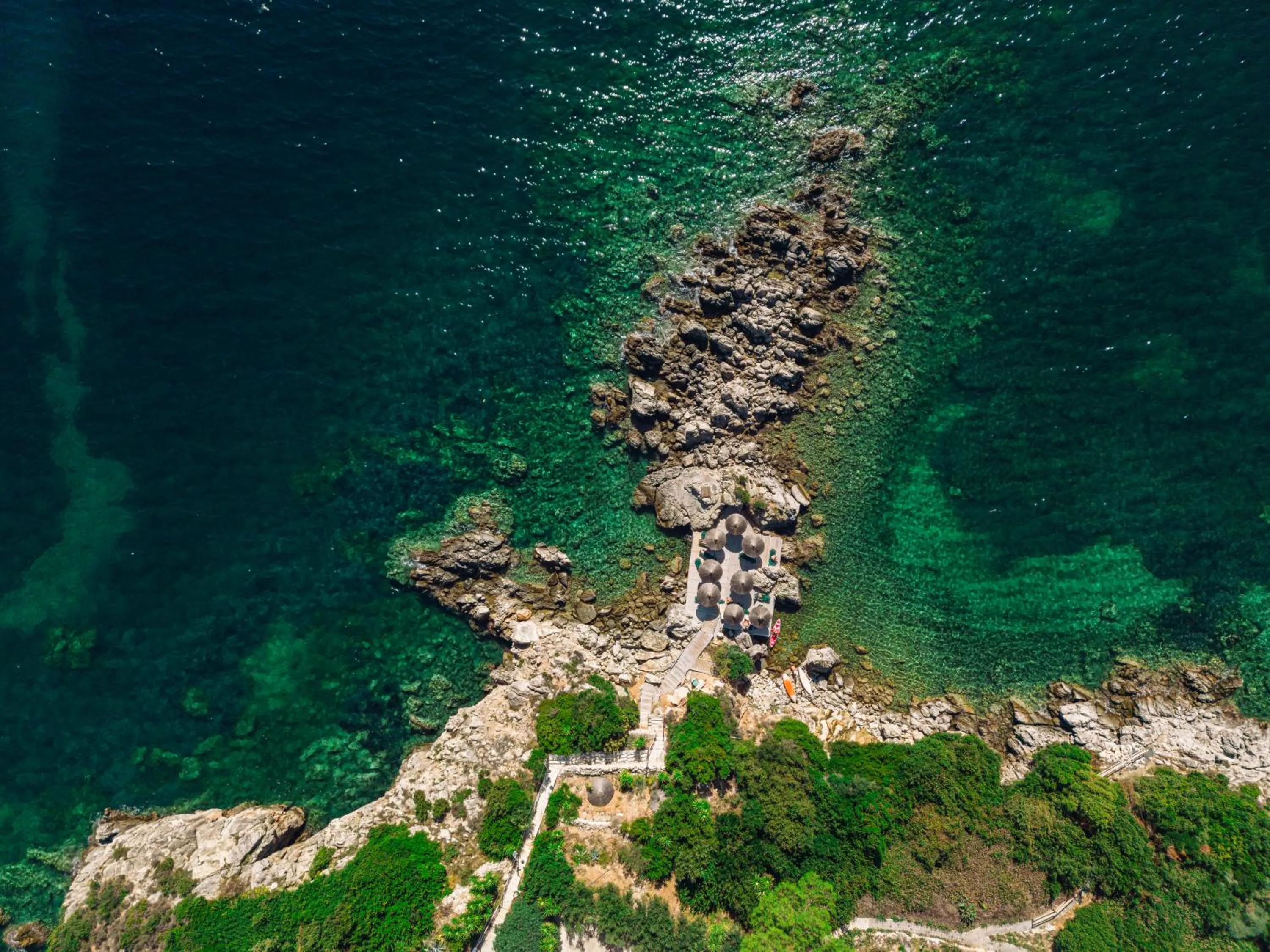 Bird's eye view in Costa Smeralda