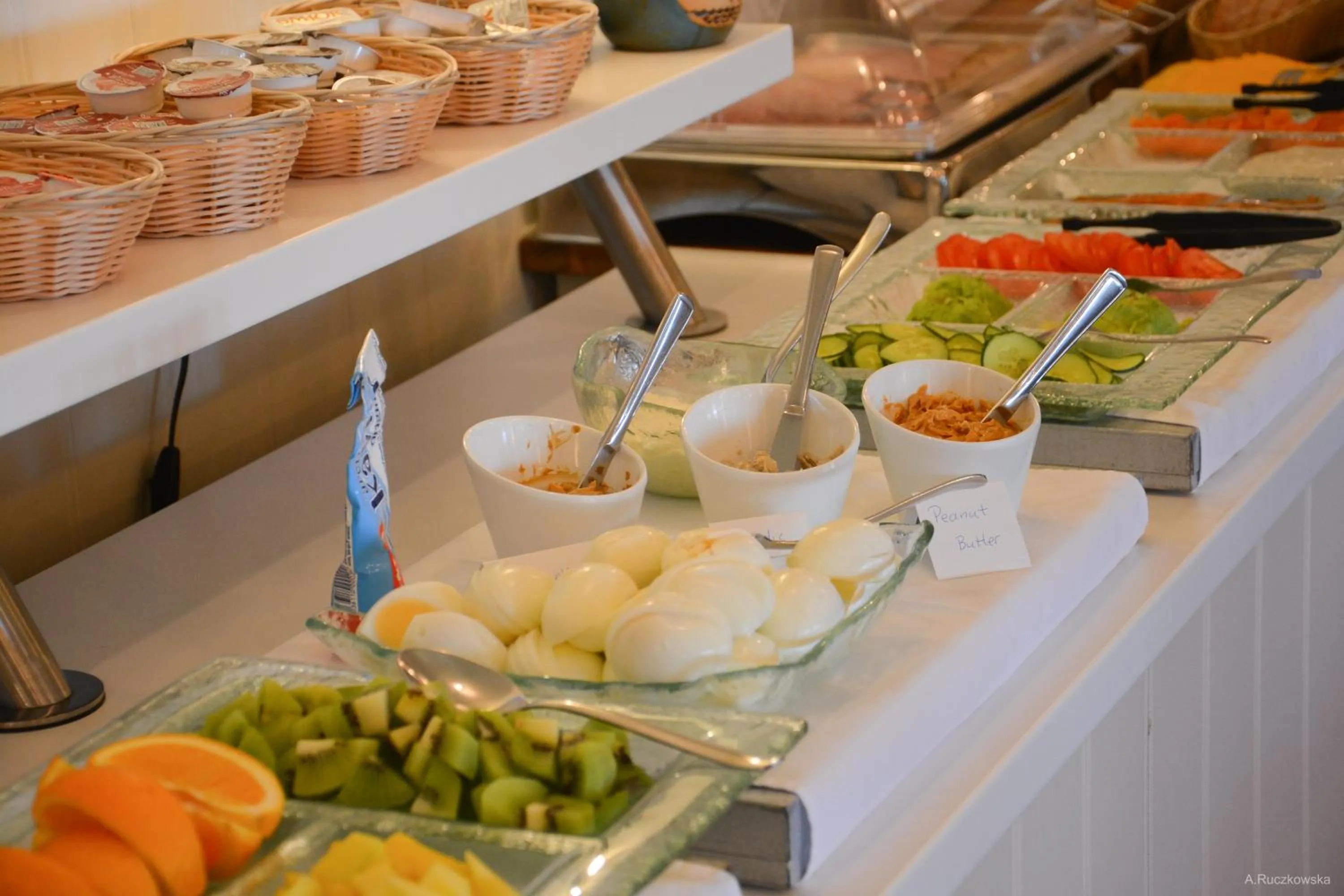 Buffet breakfast in Hótel Búrfell