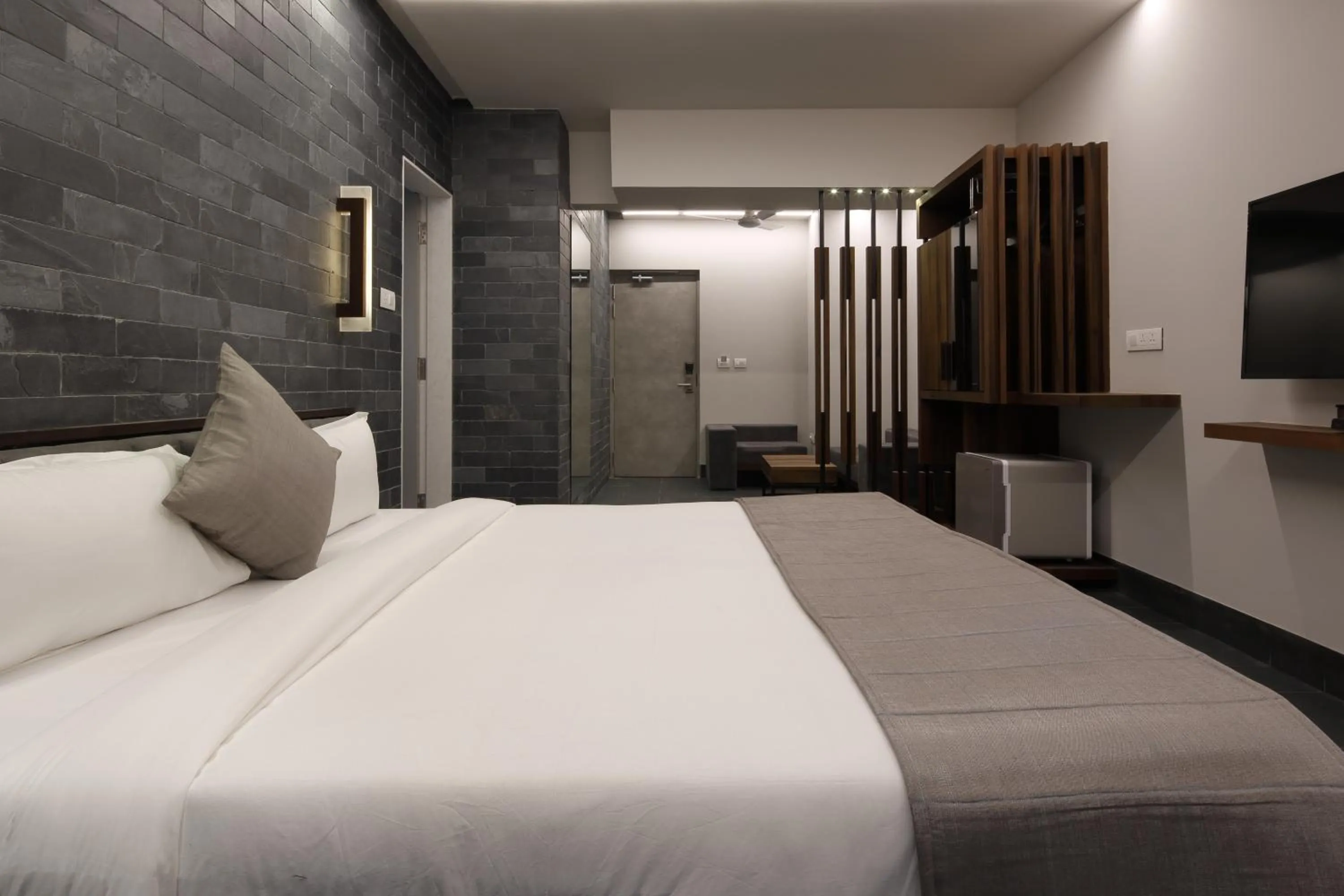 Bedroom in Hotel Carrefour