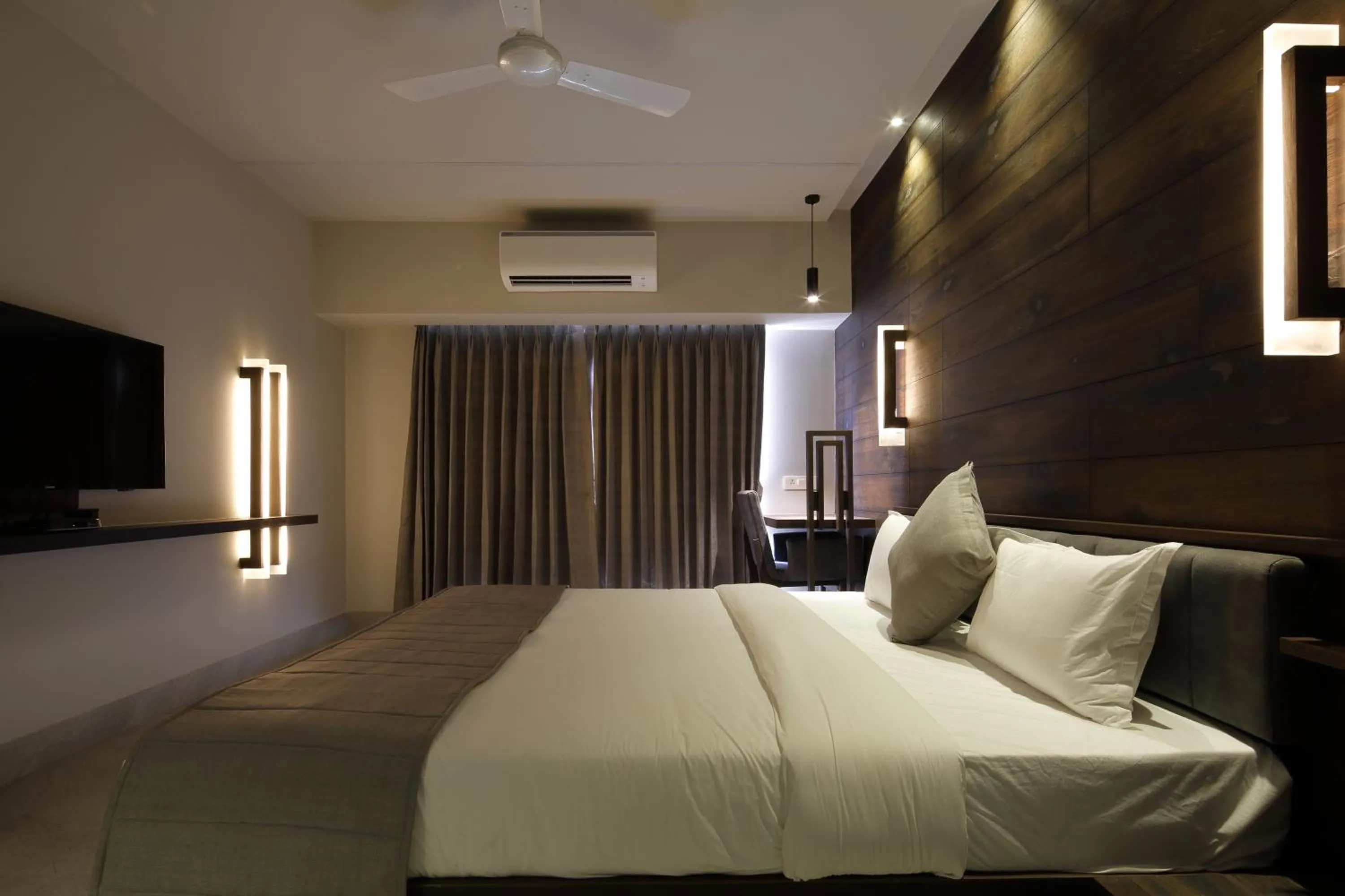 Bed in Hotel Carrefour