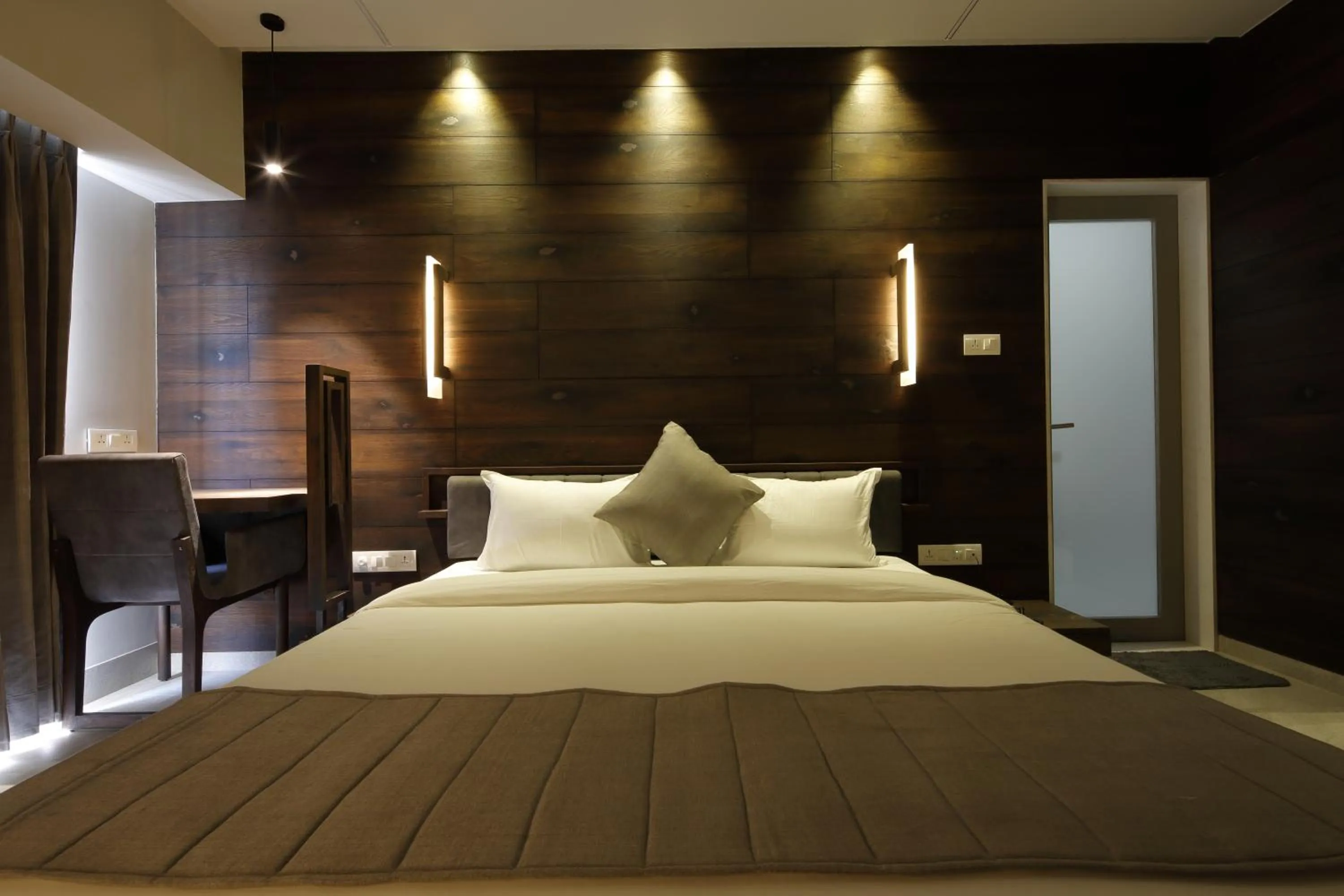 Bed in Hotel Carrefour