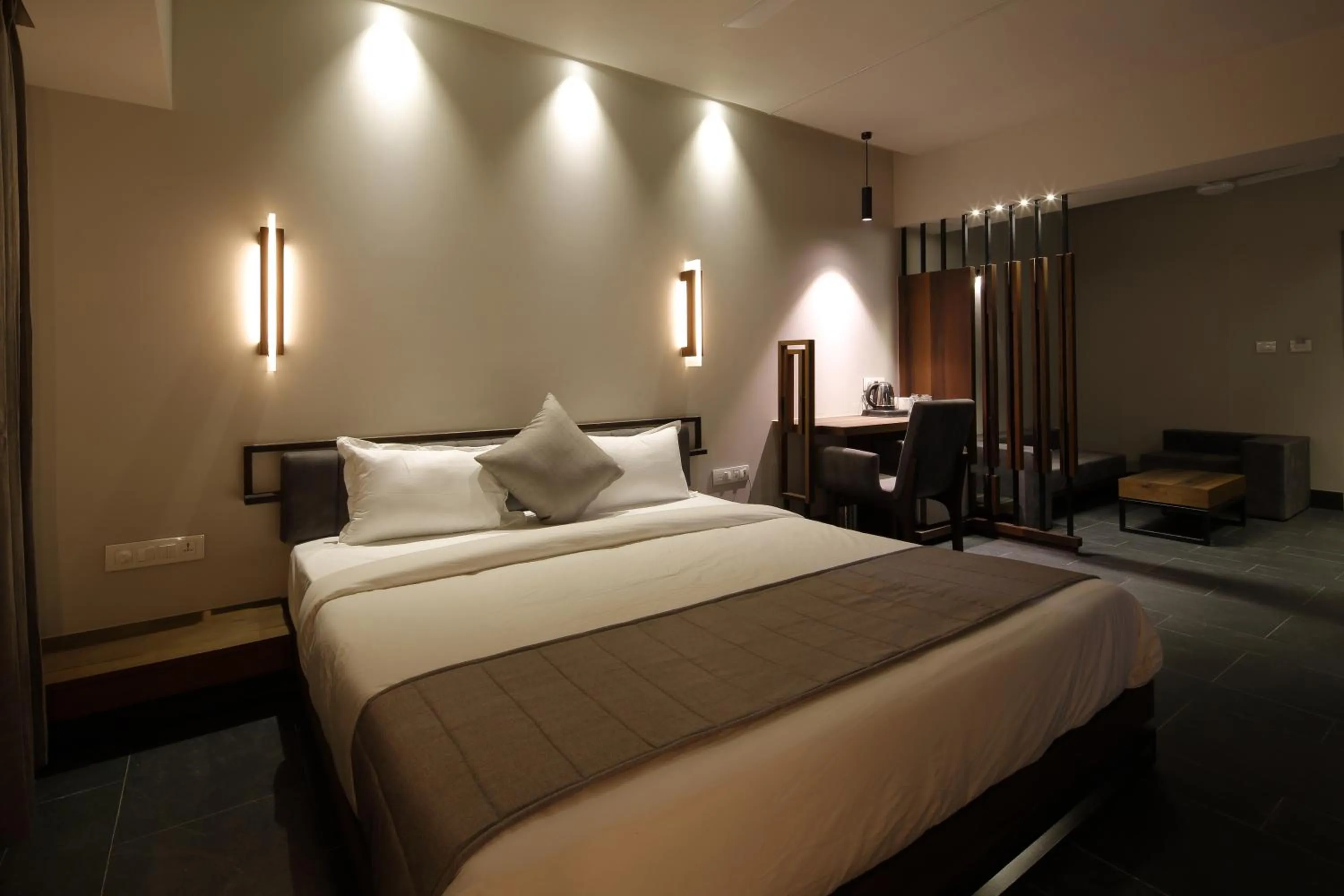 Bed in Hotel Carrefour