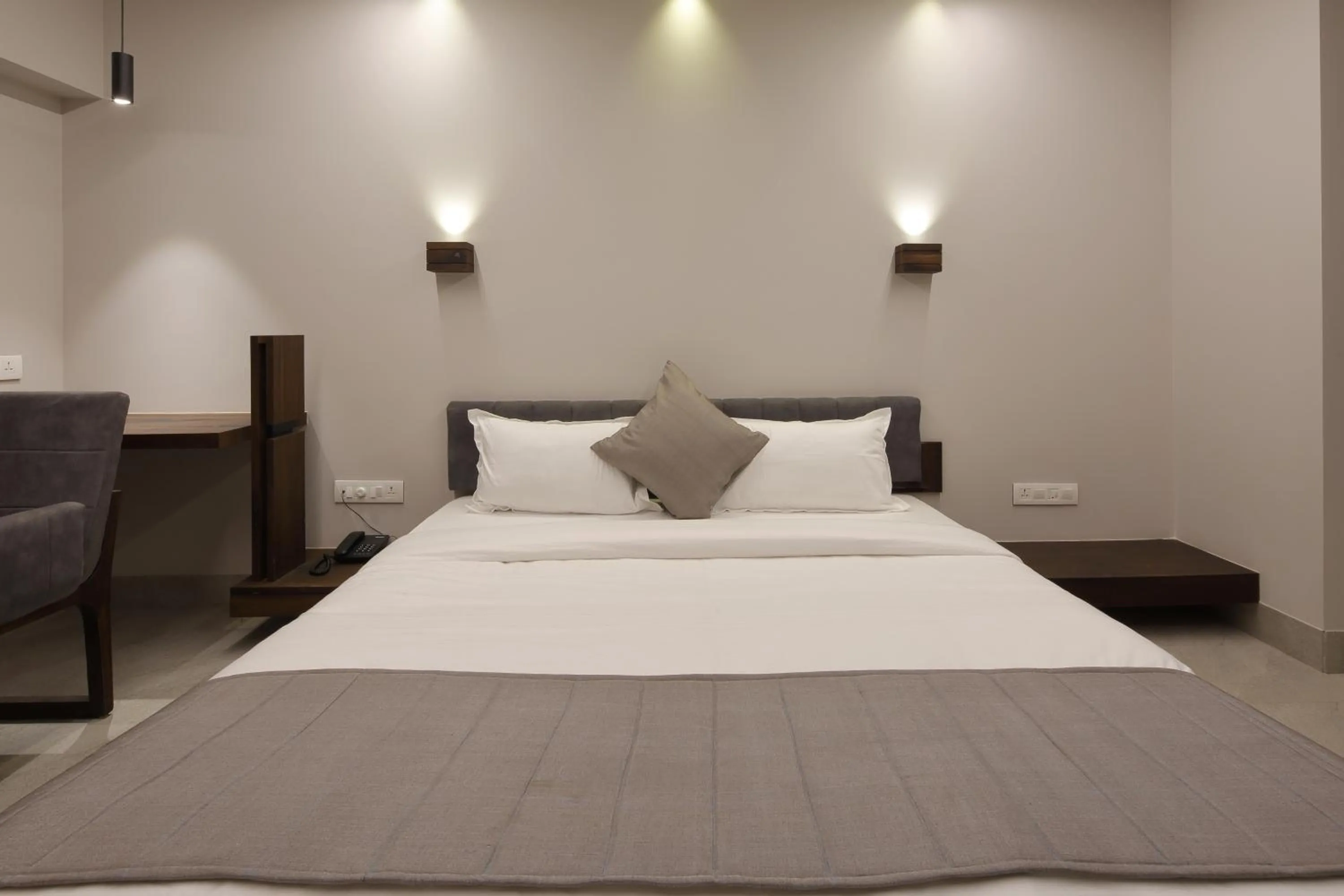 Bed in Hotel Carrefour