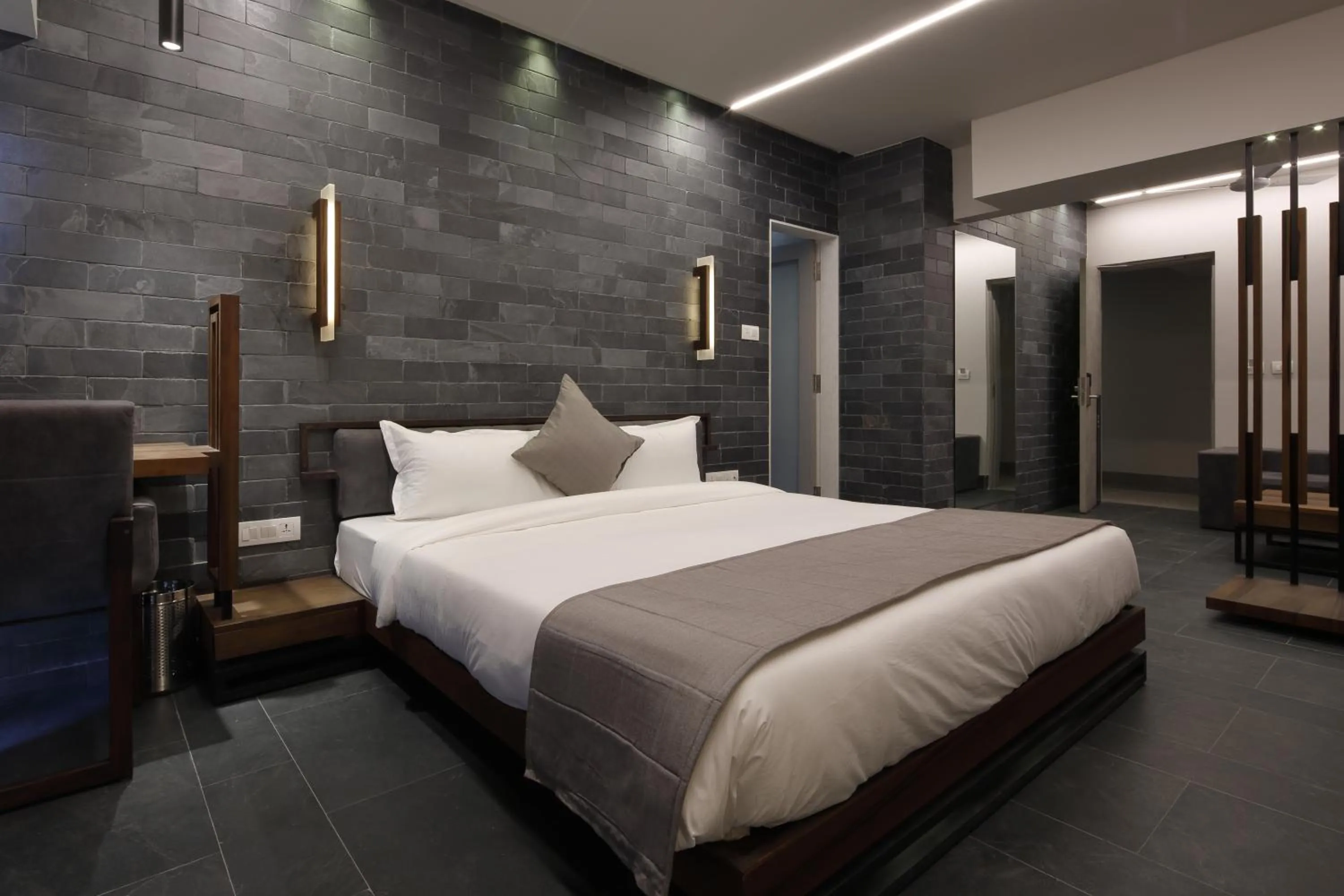 Bed in Hotel Carrefour