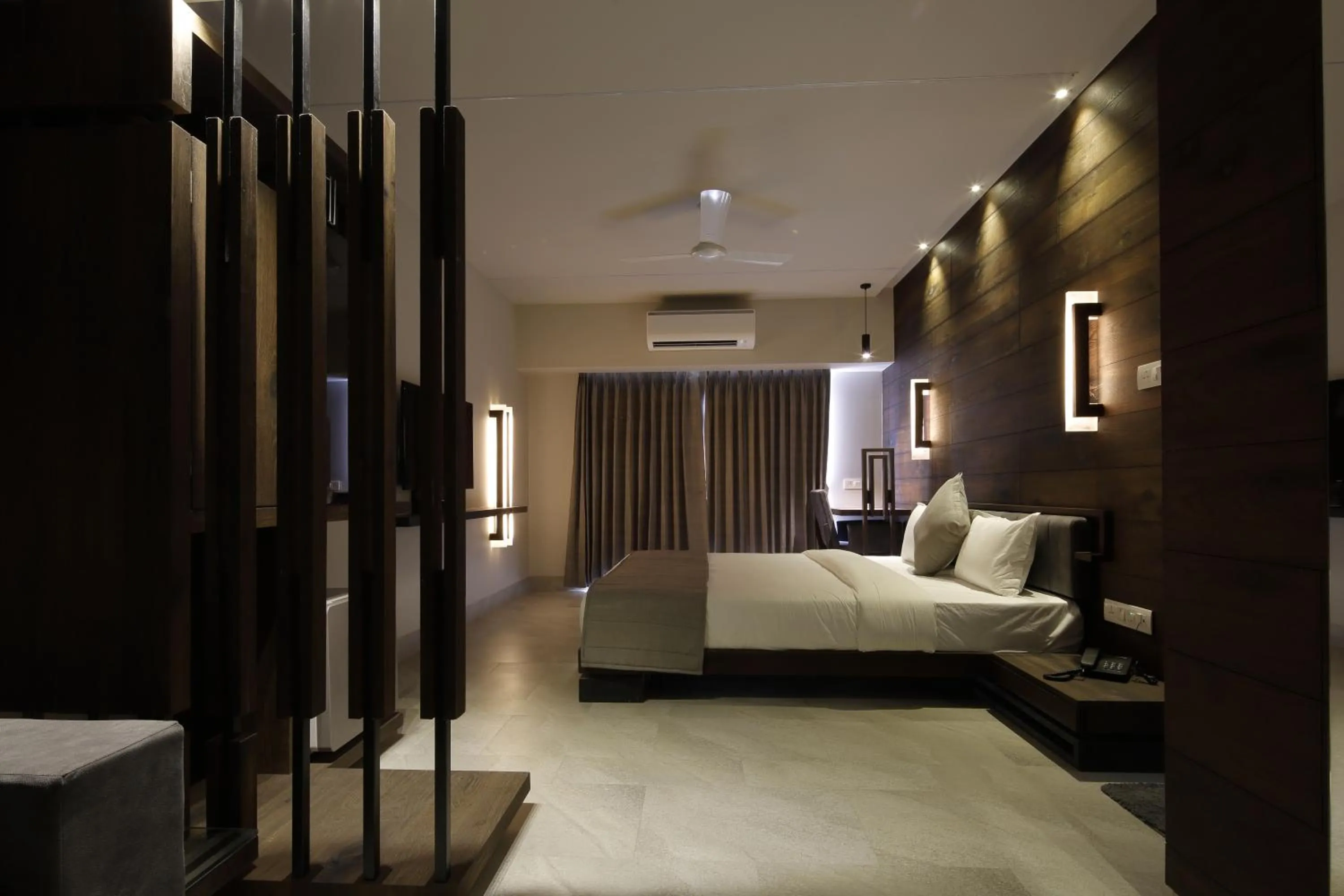 Bedroom in Hotel Carrefour