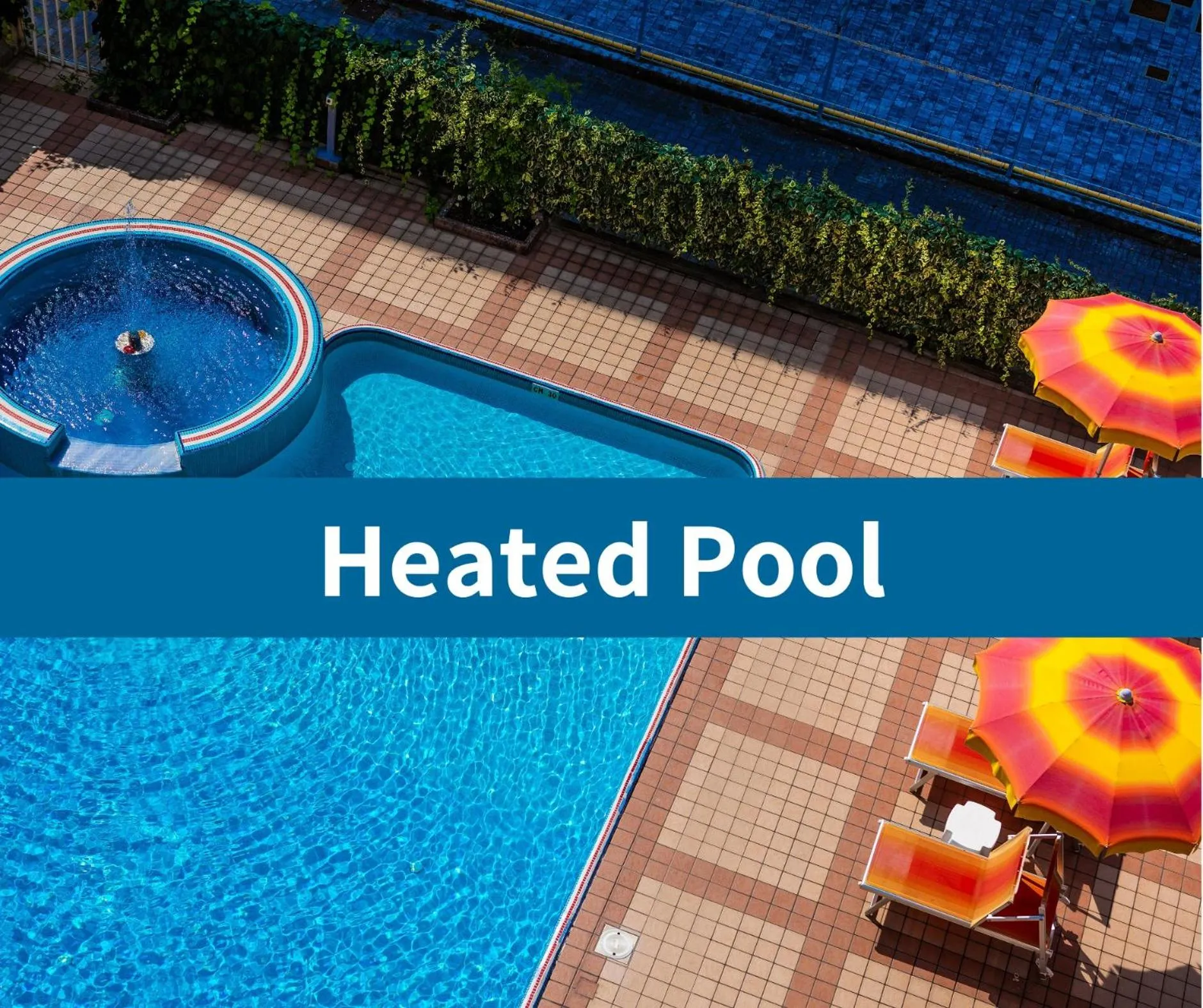 Pool view in Hotel Jalisco