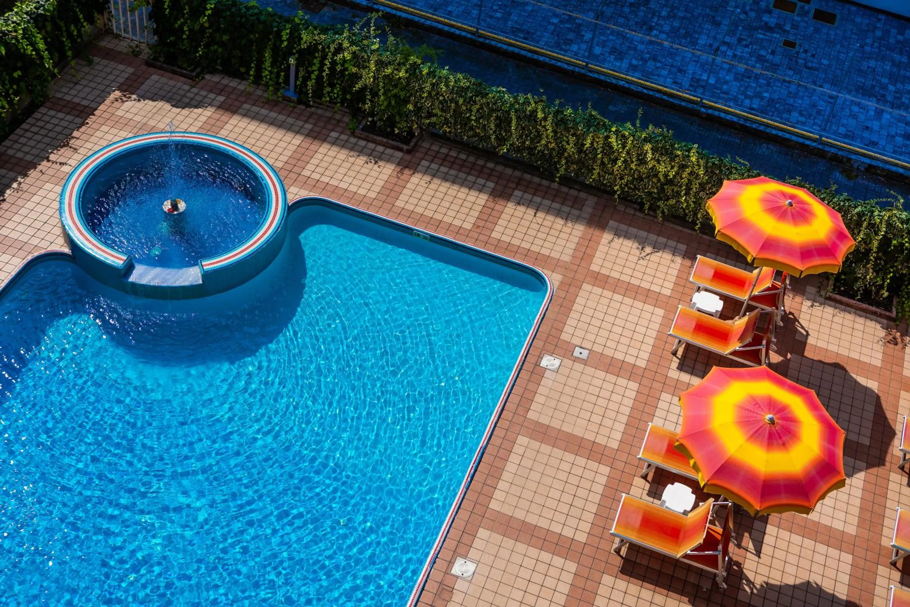 Pool view in Hotel Jalisco