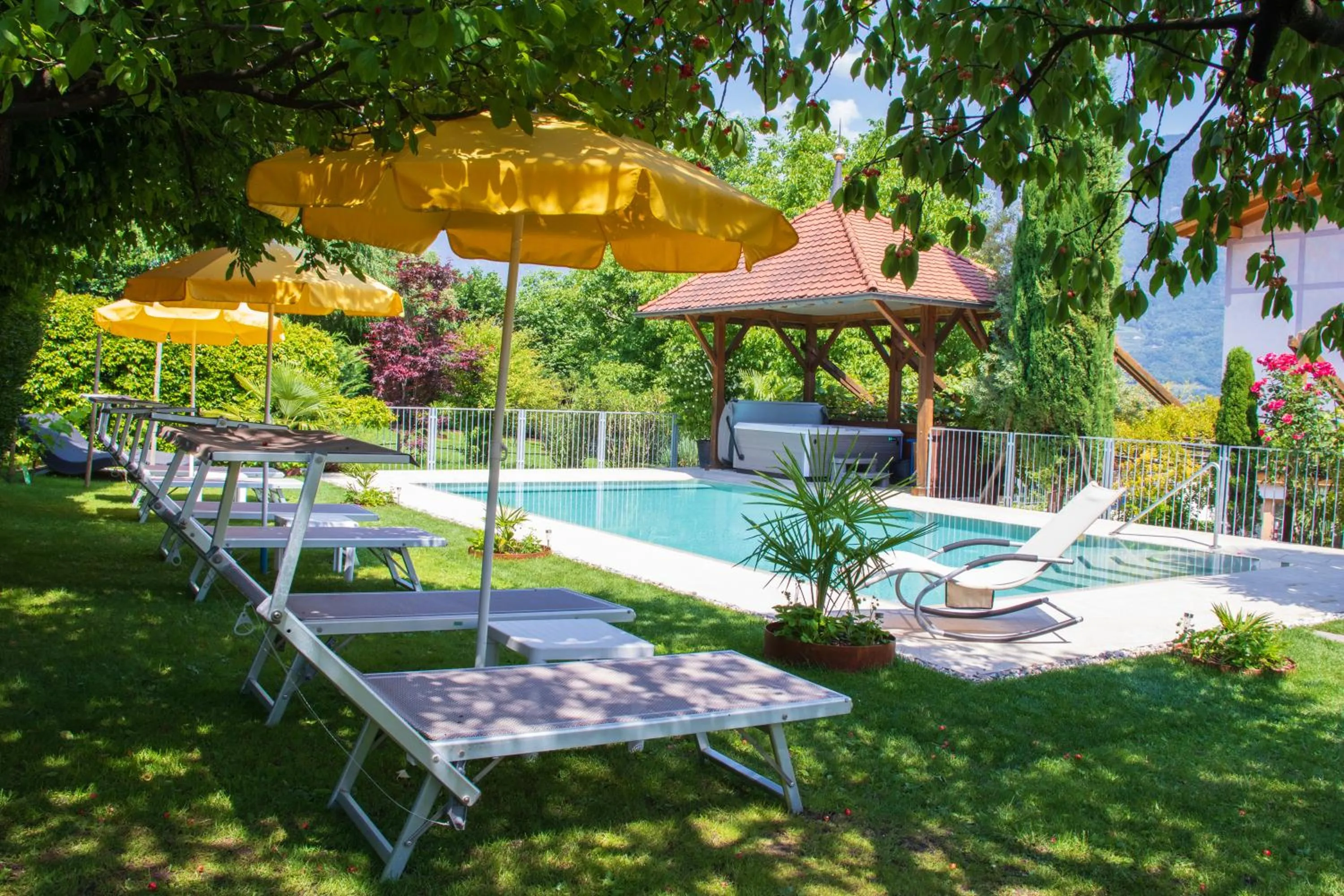 Swimming pool in Hotel FleurAlp