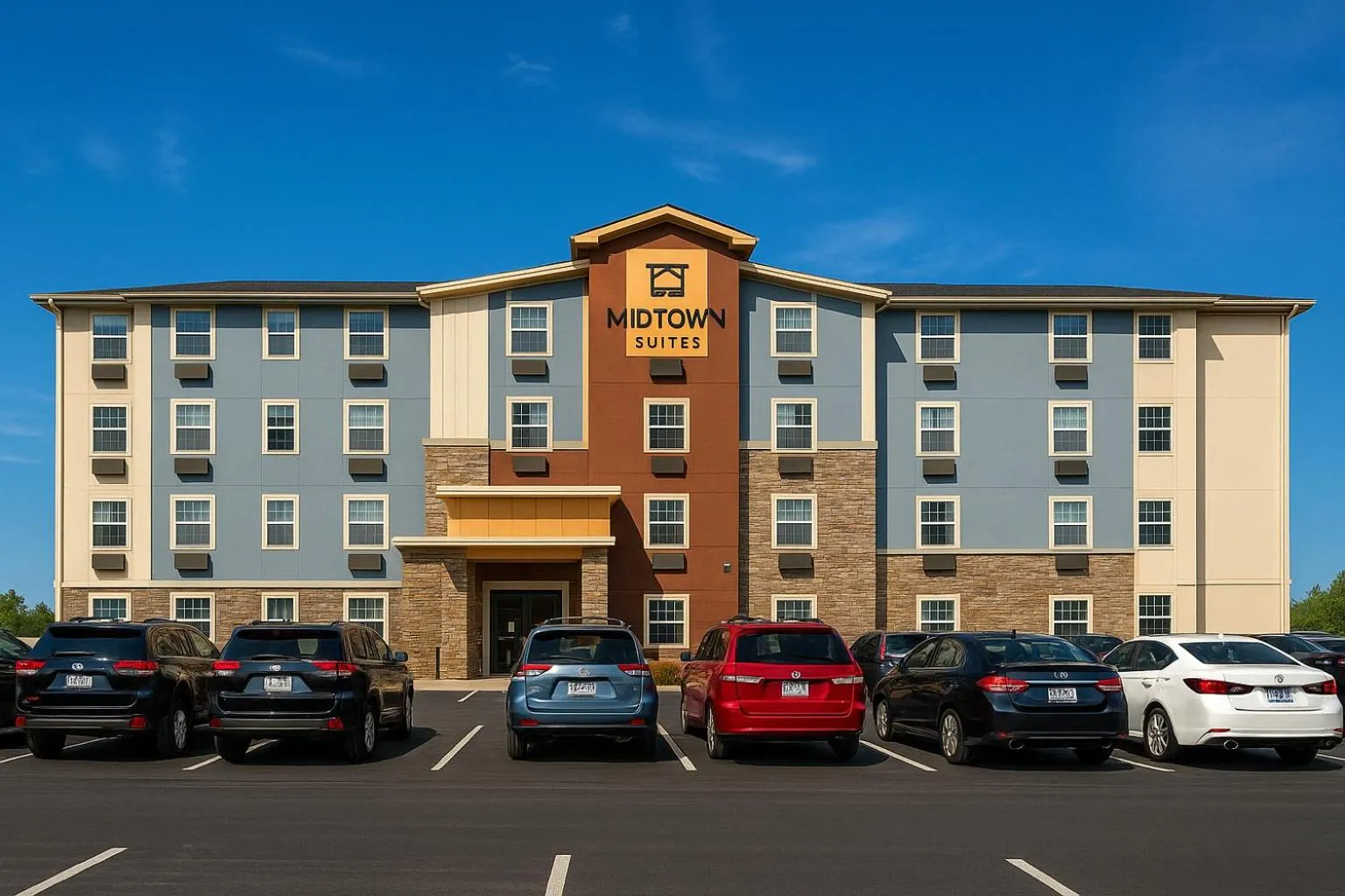 Property building in Midtown Suites - Greenville