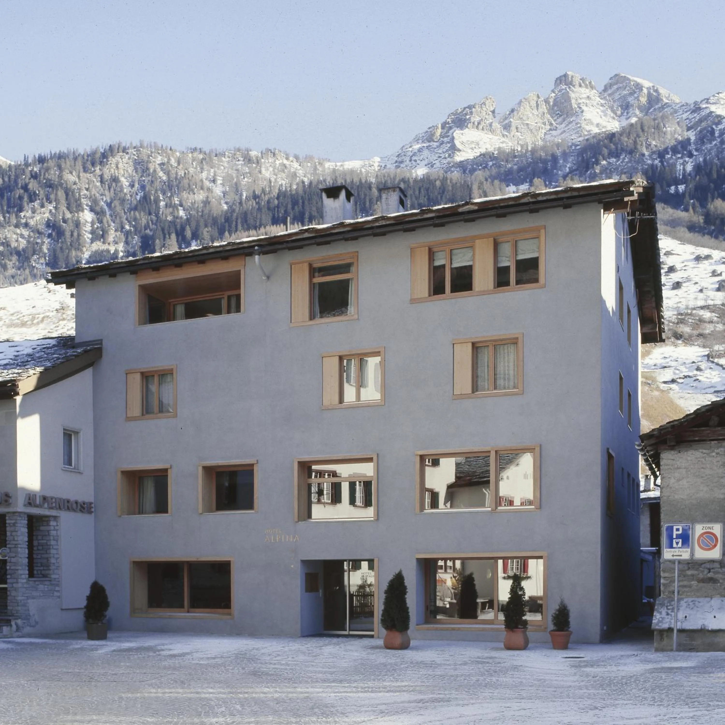 Property building in Hotel Alpina