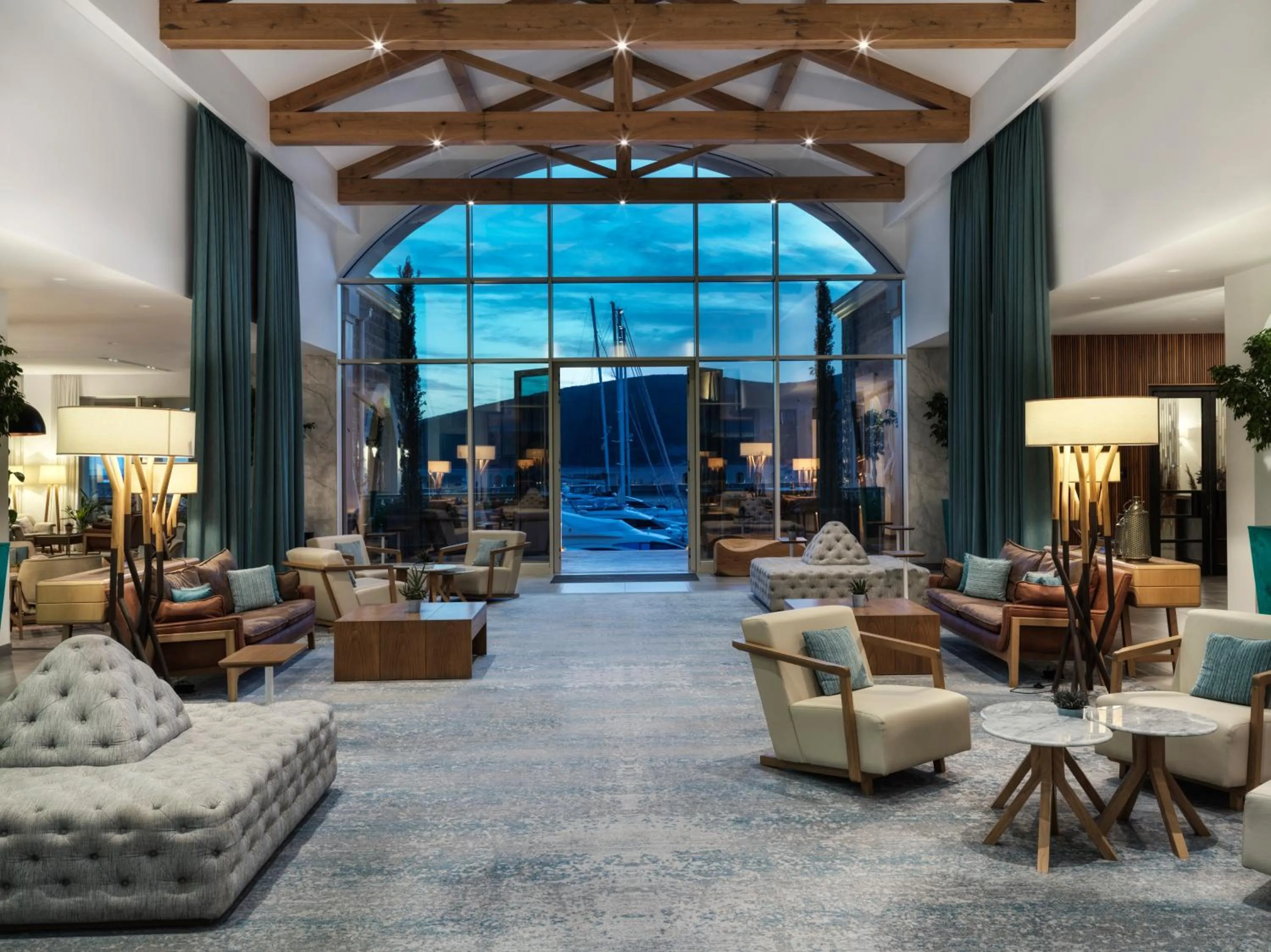 Lobby or reception in The Chedi Luštica Bay