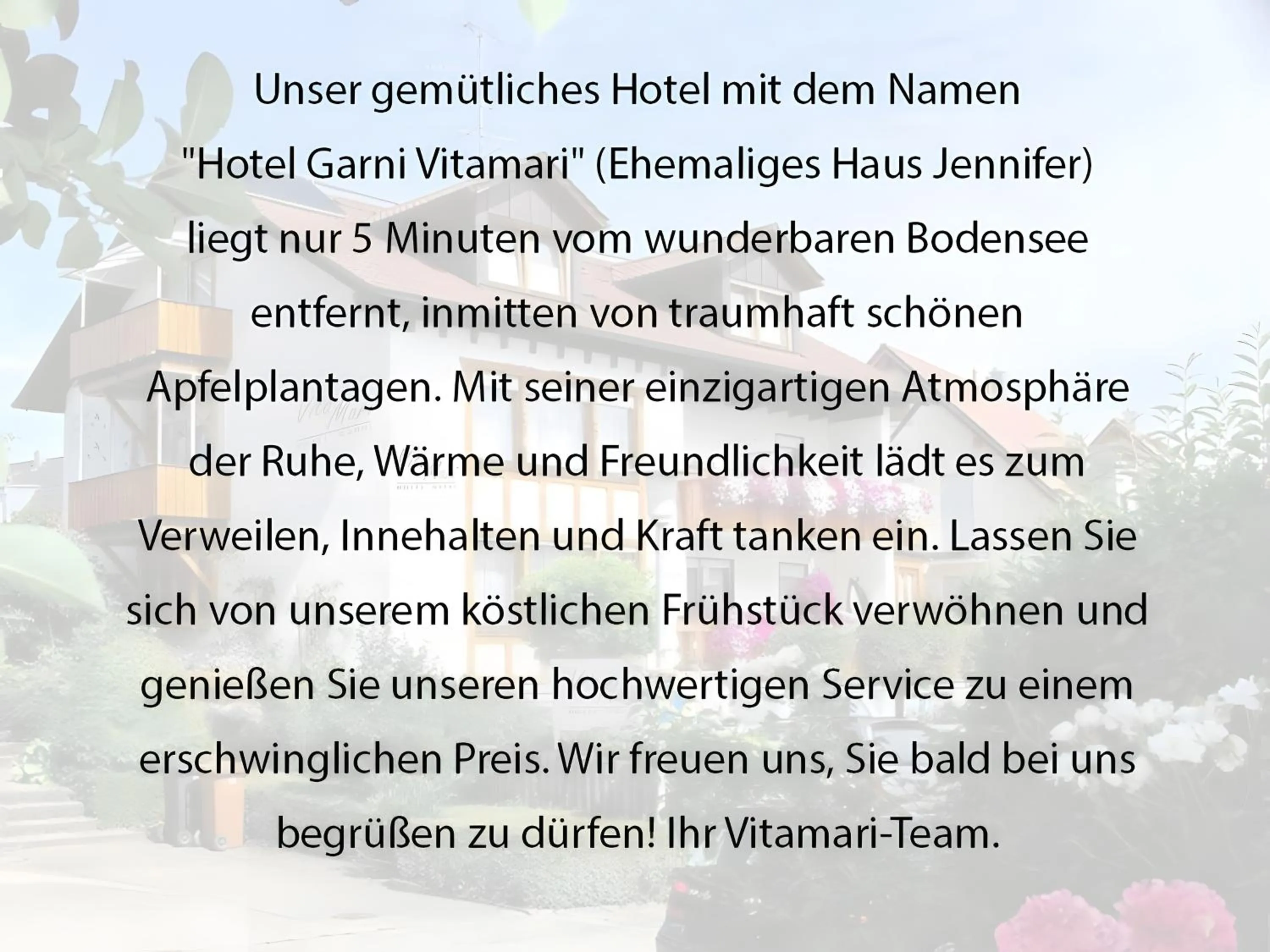 Property building in Hotel Garni Vitamari