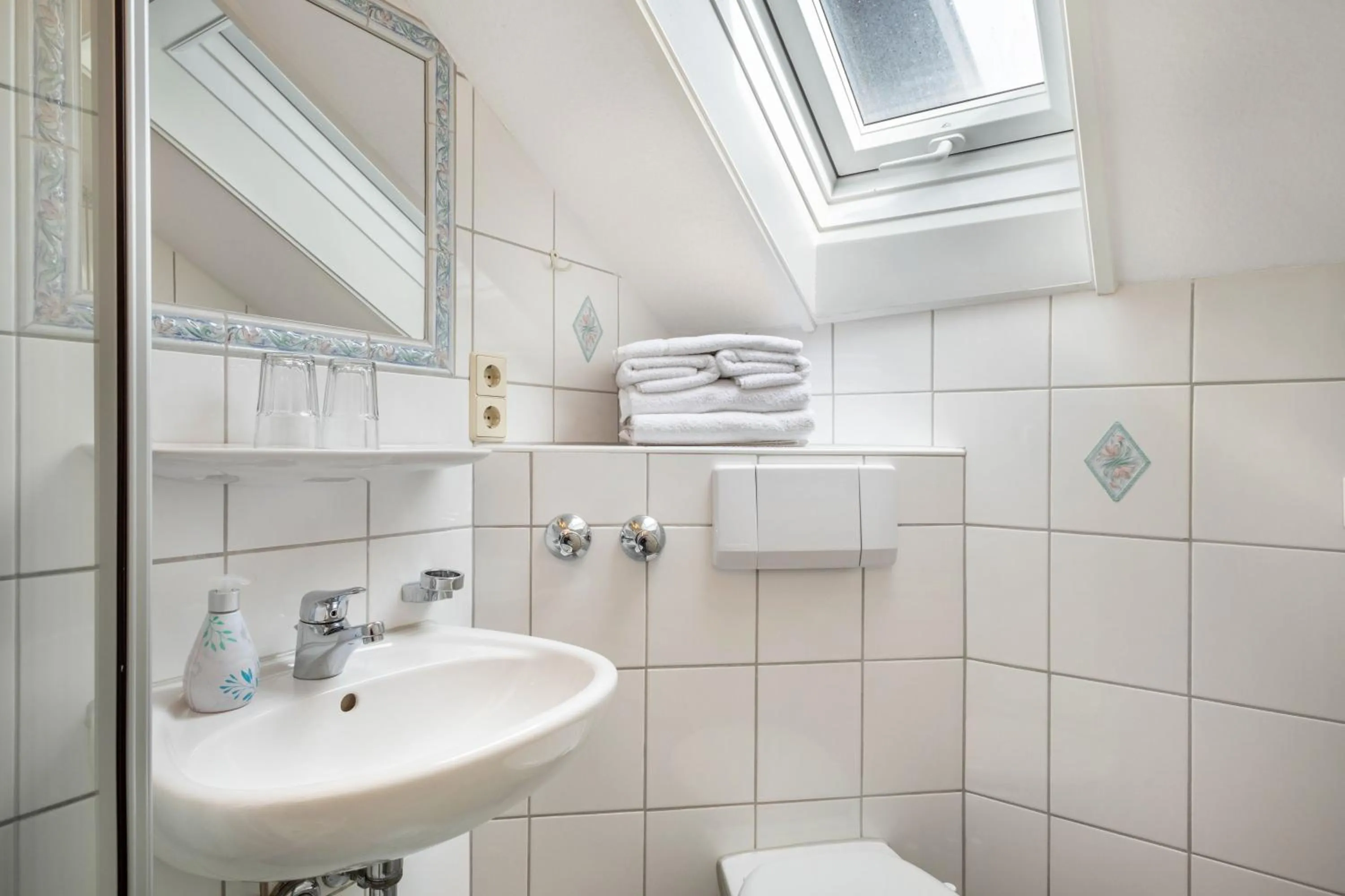 Bathroom in Hotel Garni Vitamari