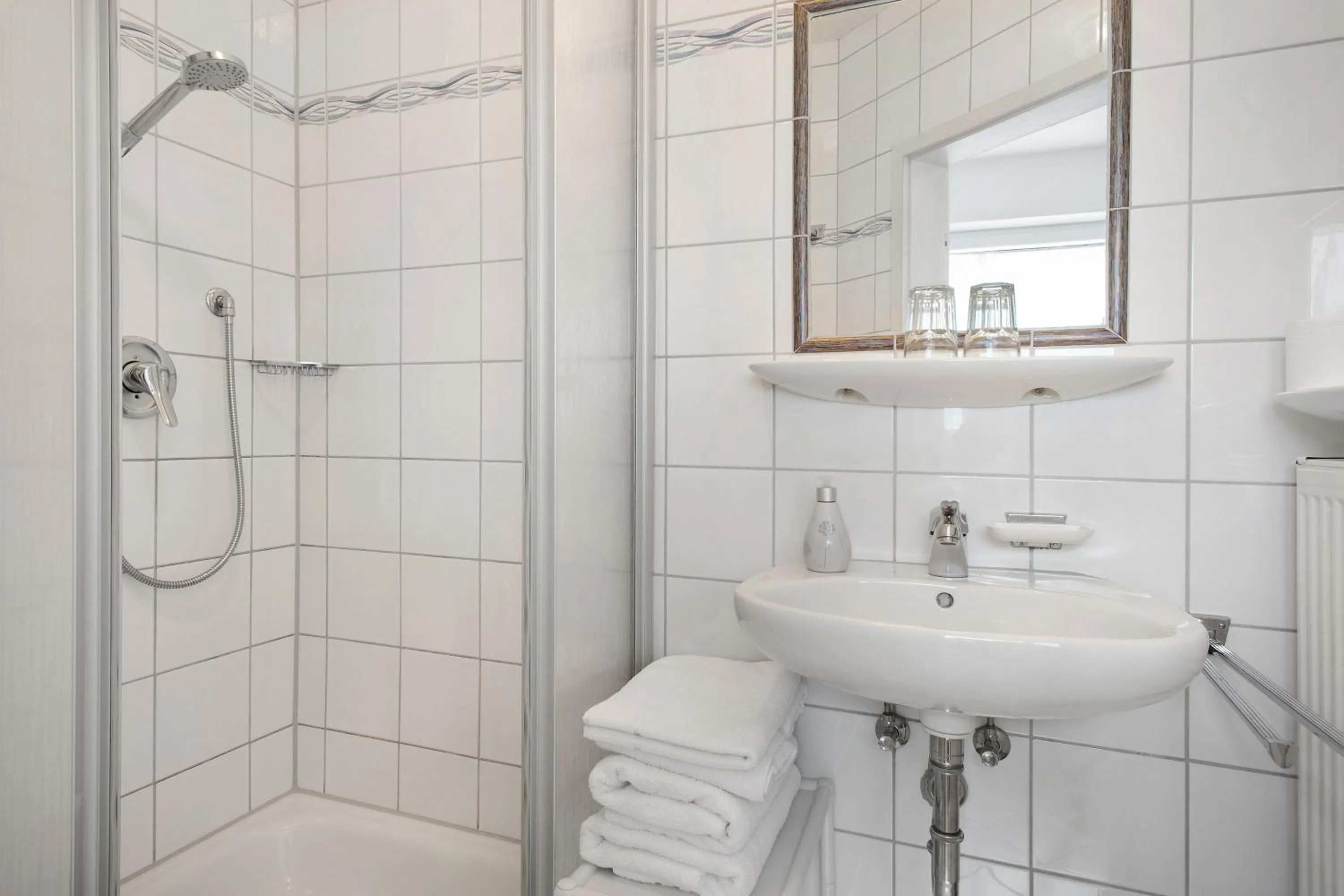 Bathroom in Hotel Garni Vitamari
