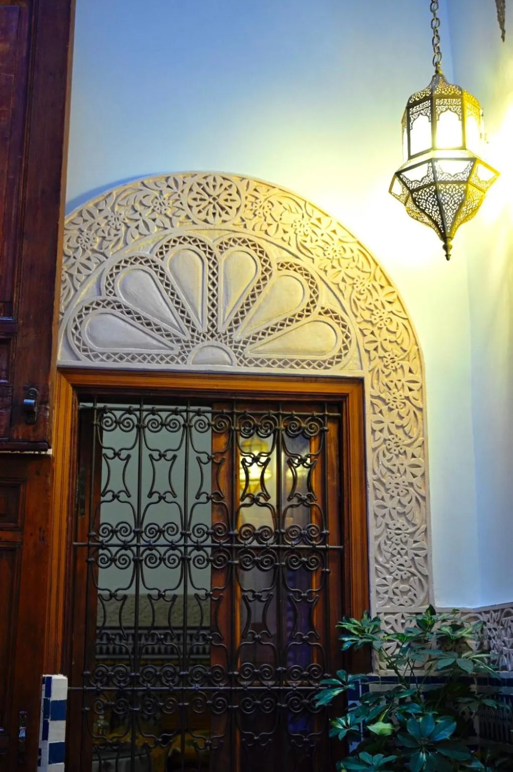Inner courtyard view in Dar D'or Fes