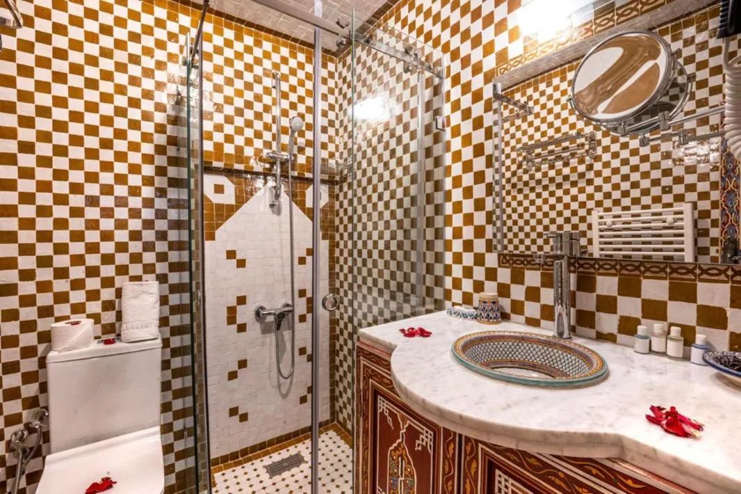 Shower in Dar D'or Fes