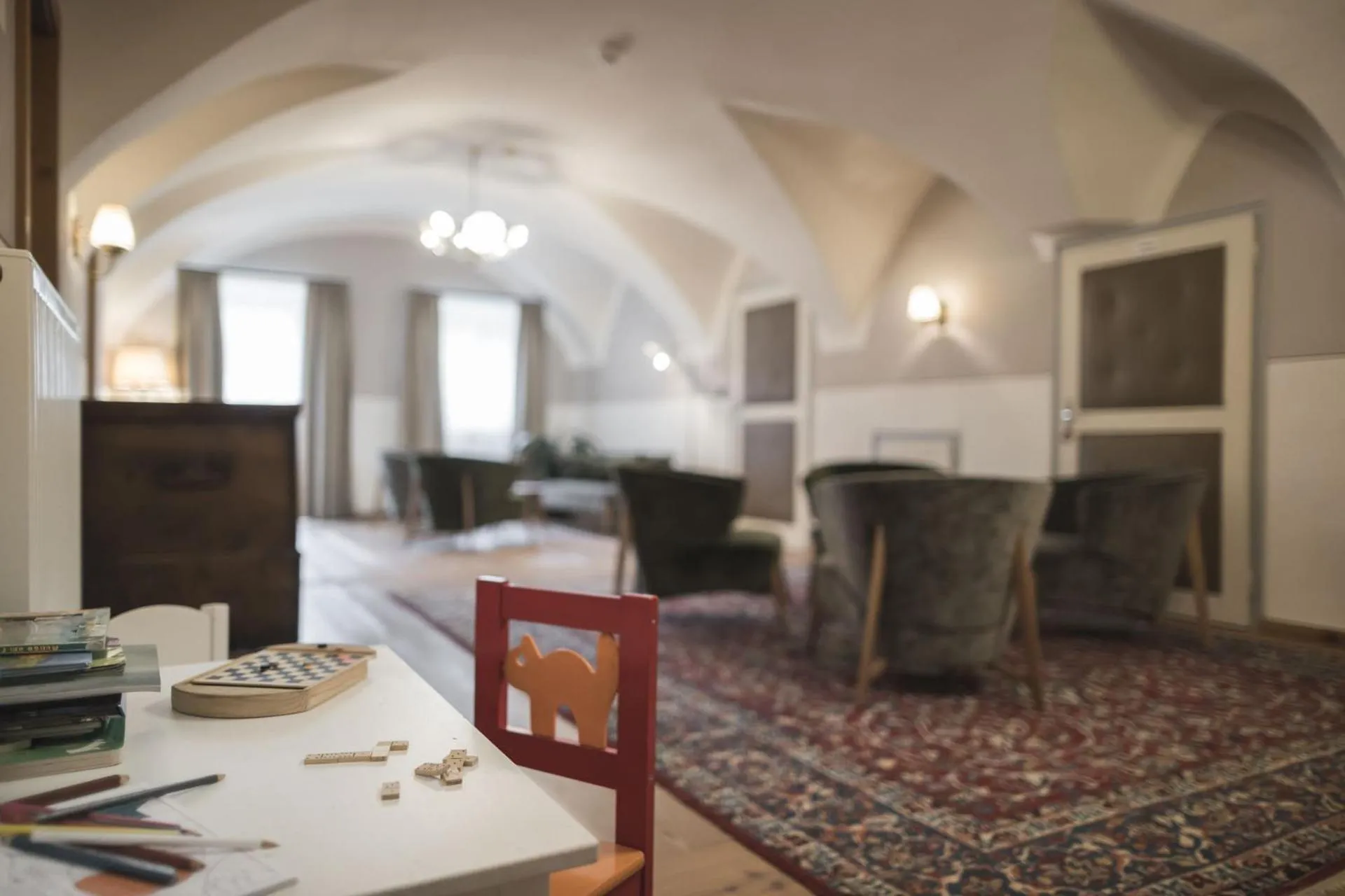Seating area in Emma Historic Hotel