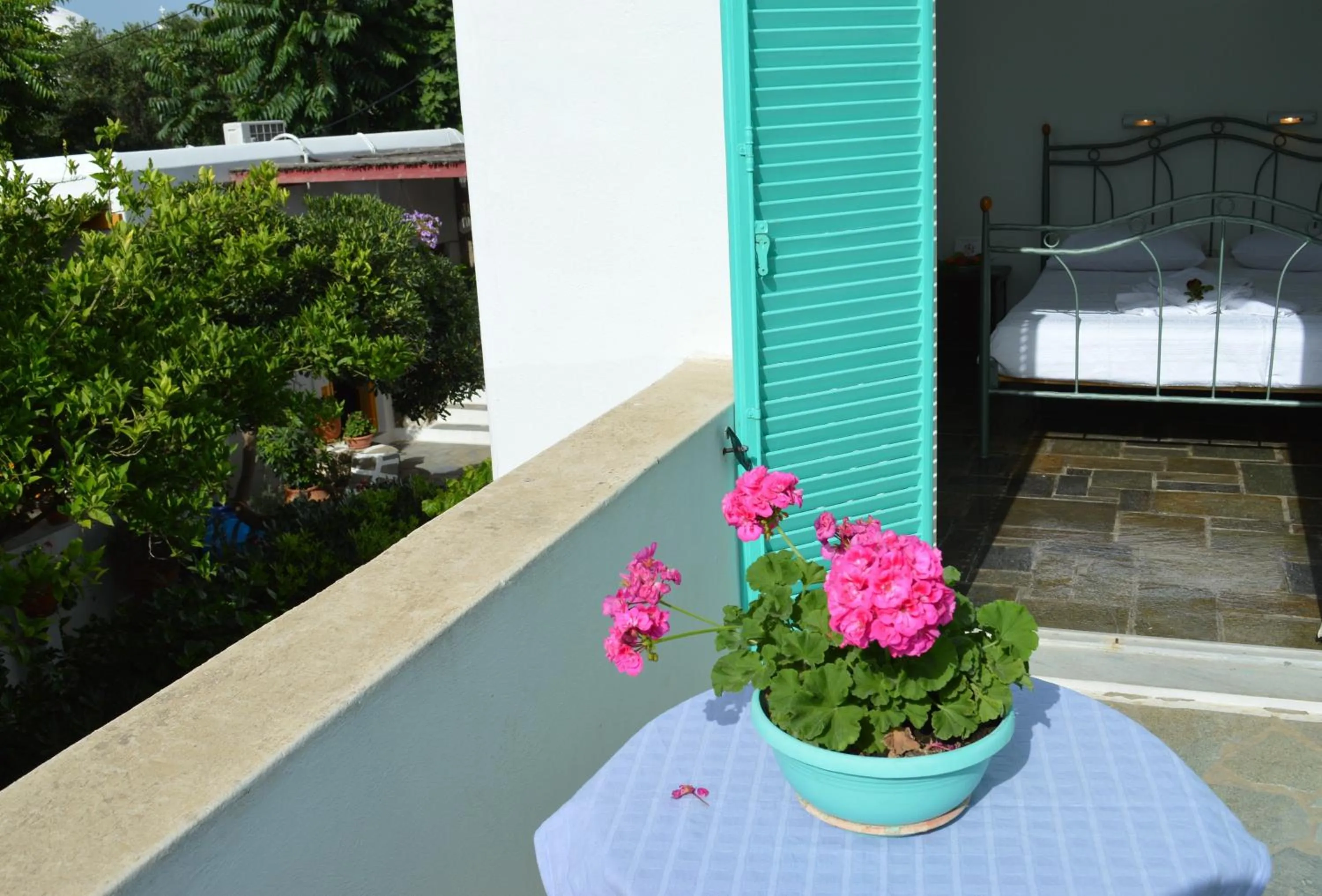 Balcony/Terrace, Bed in Aegean Village