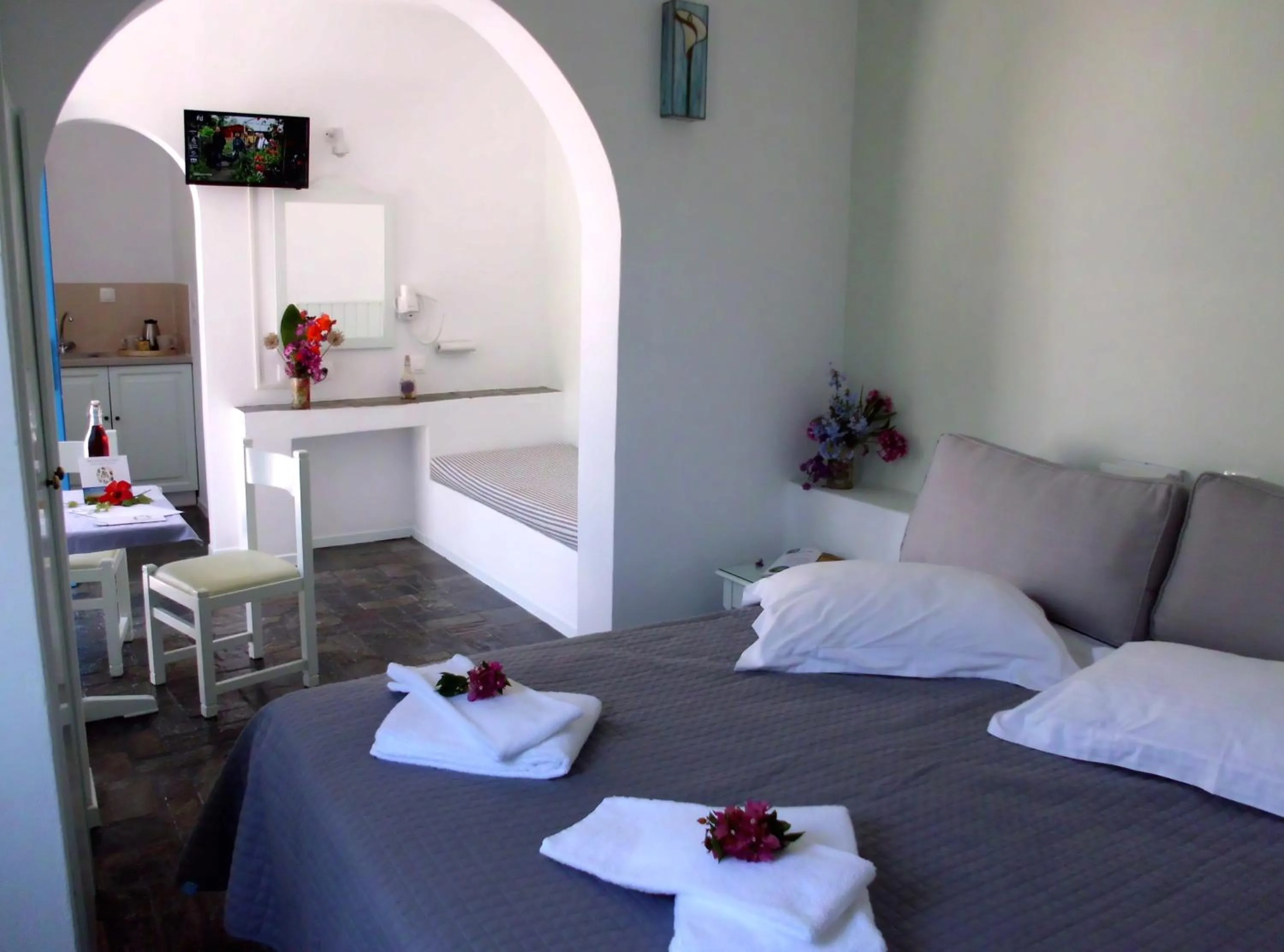 Bed in Aegean Village