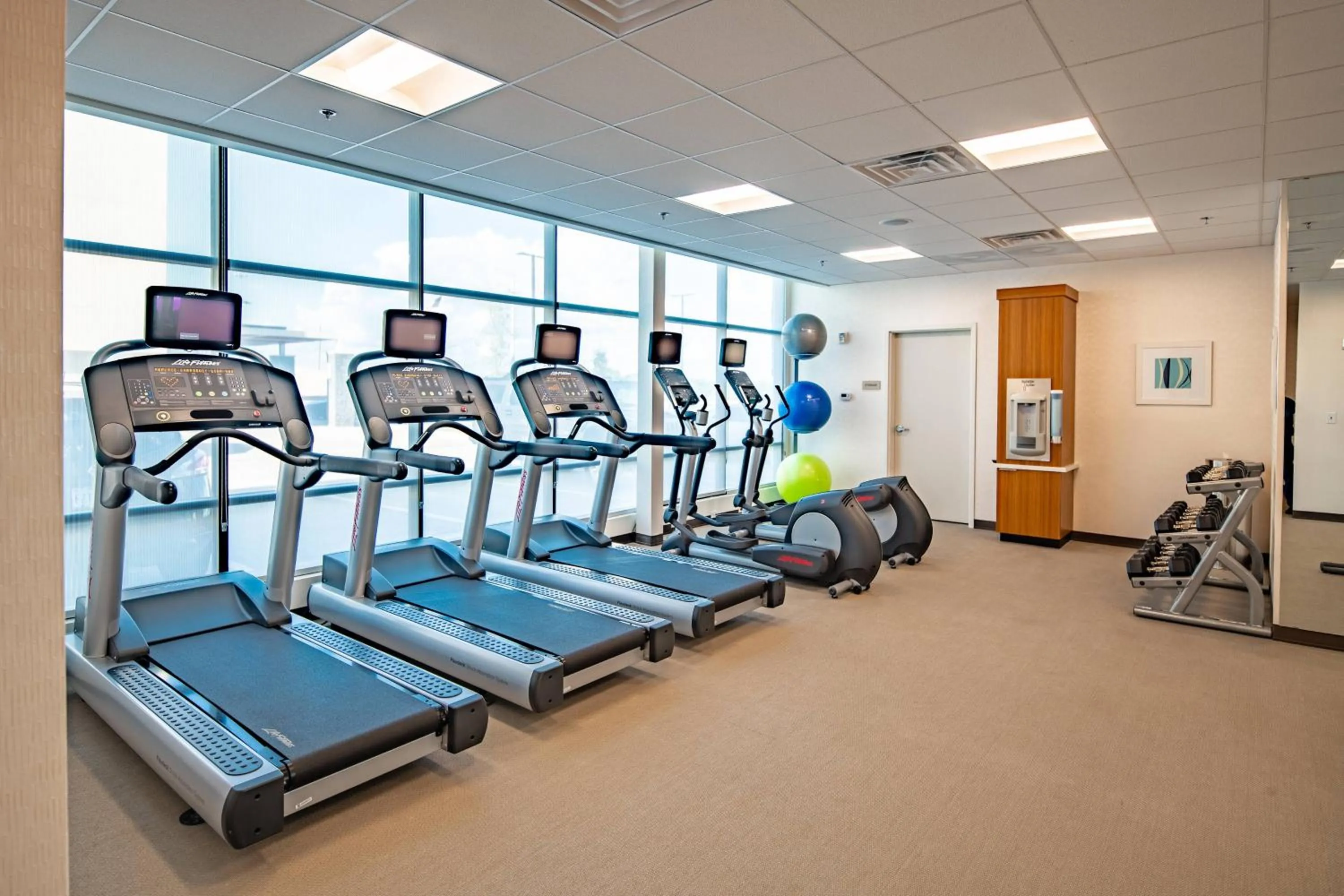Fitness centre/facilities in SpringHill Suites by Marriott Dallas McKinney