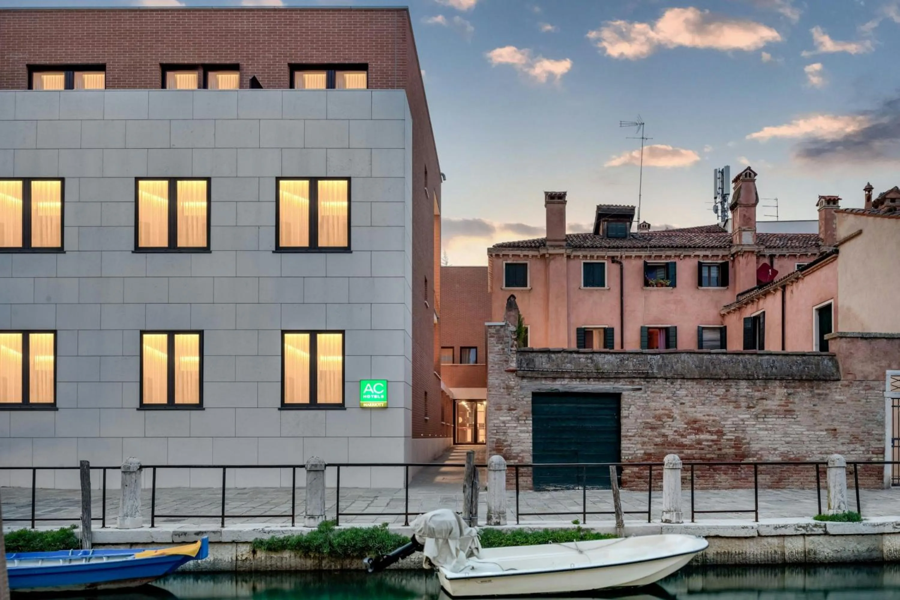 Property building in AC Hotel Venezia by Marriott