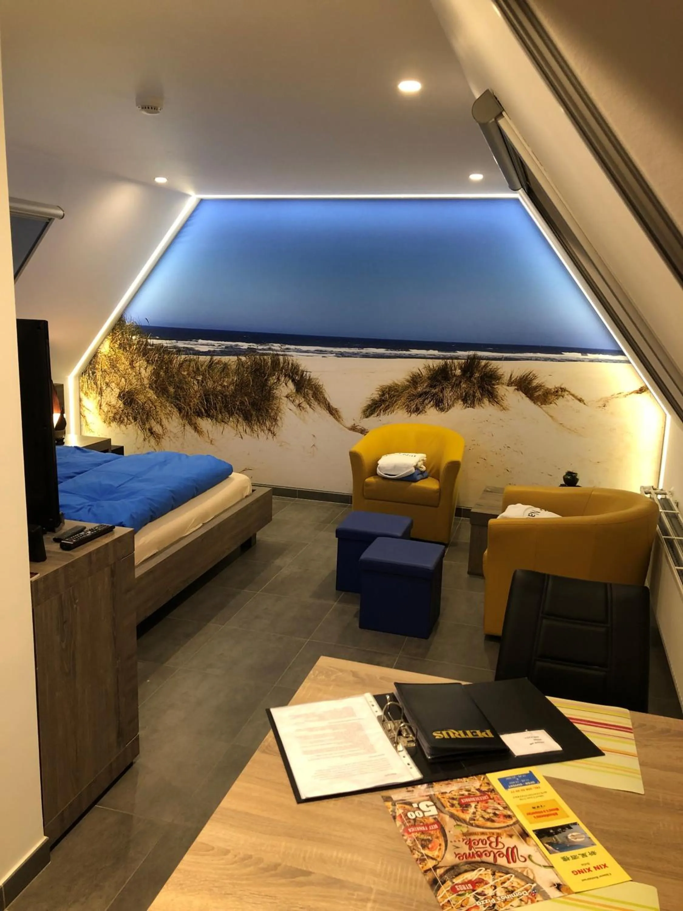 Bed in B&B wellness Sea Nat voor Naturisten