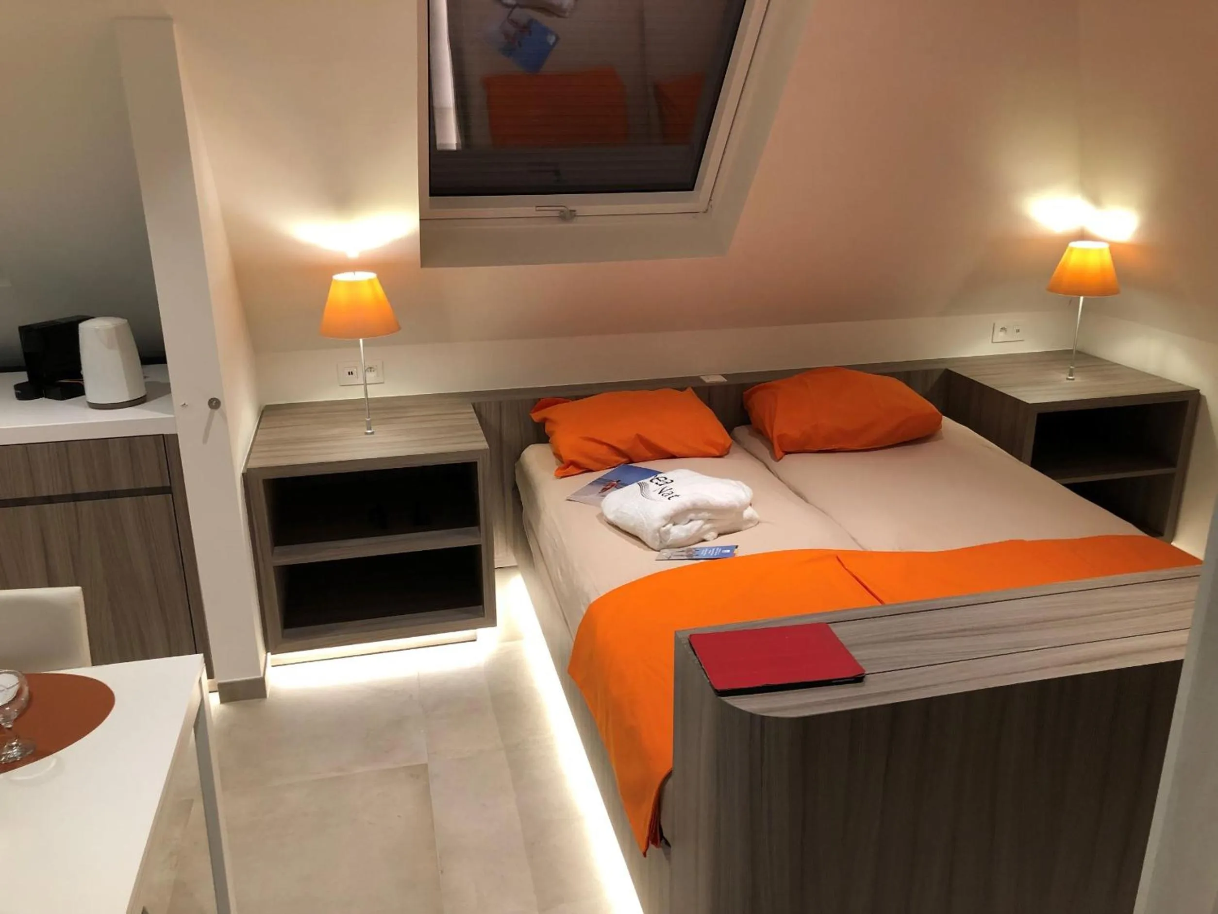 Bed in B&B wellness Sea Nat voor Naturisten