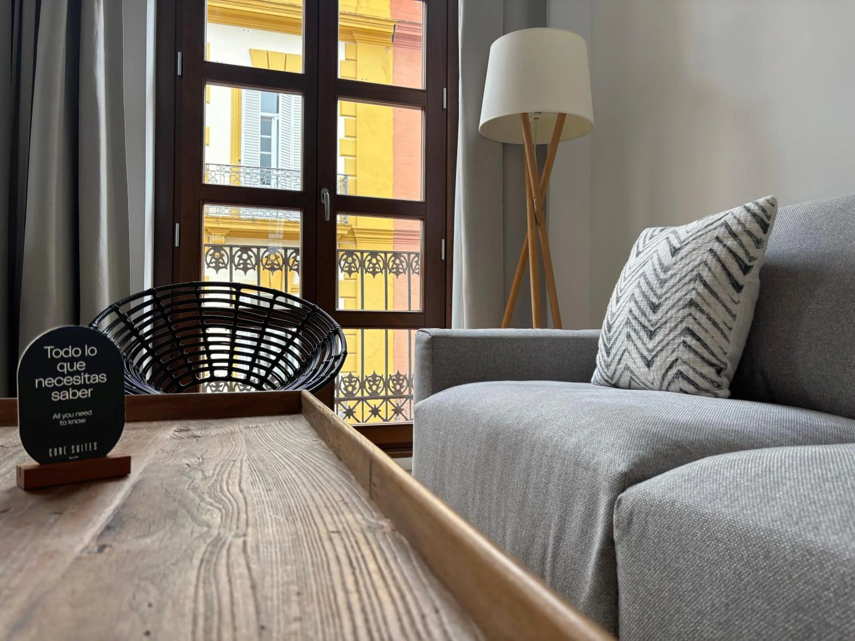 Living room in Apartamentos Core Suite Sevilla