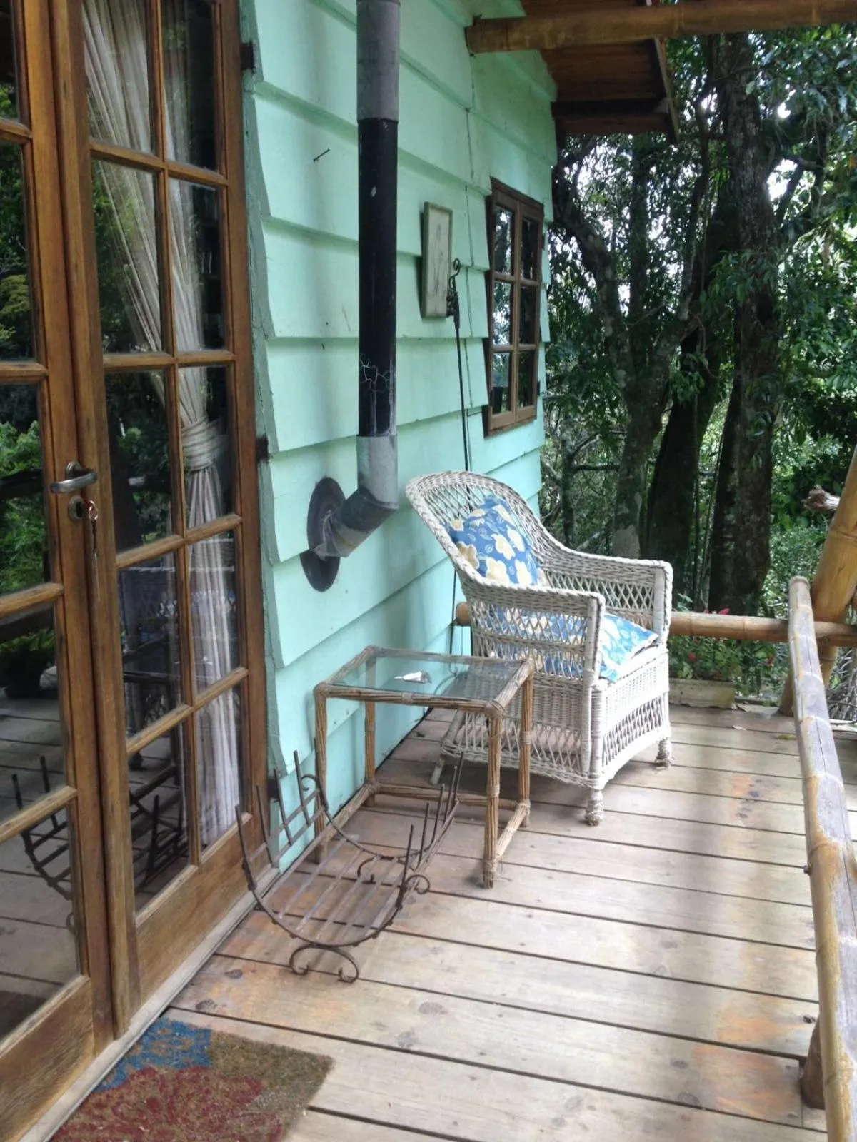 Balcony/Terrace in Chales Bamboo Jungle