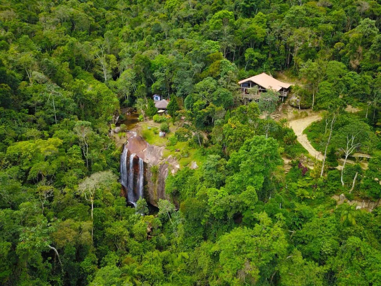 Landmark view in Chales Bamboo Jungle