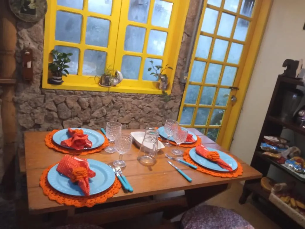 Dining area in Chales Bamboo Jungle