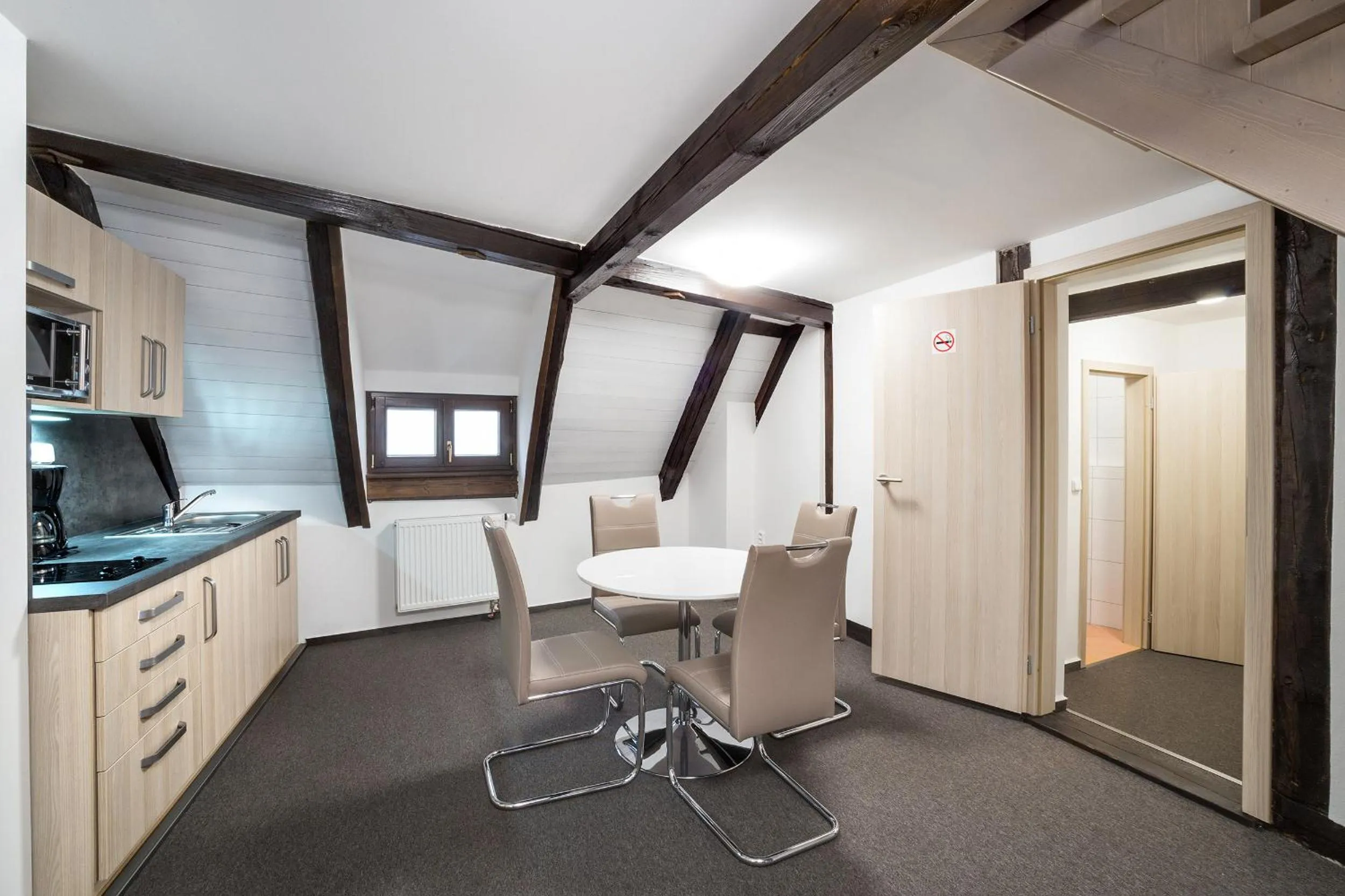 Kitchen or kitchenette in Pension Galko