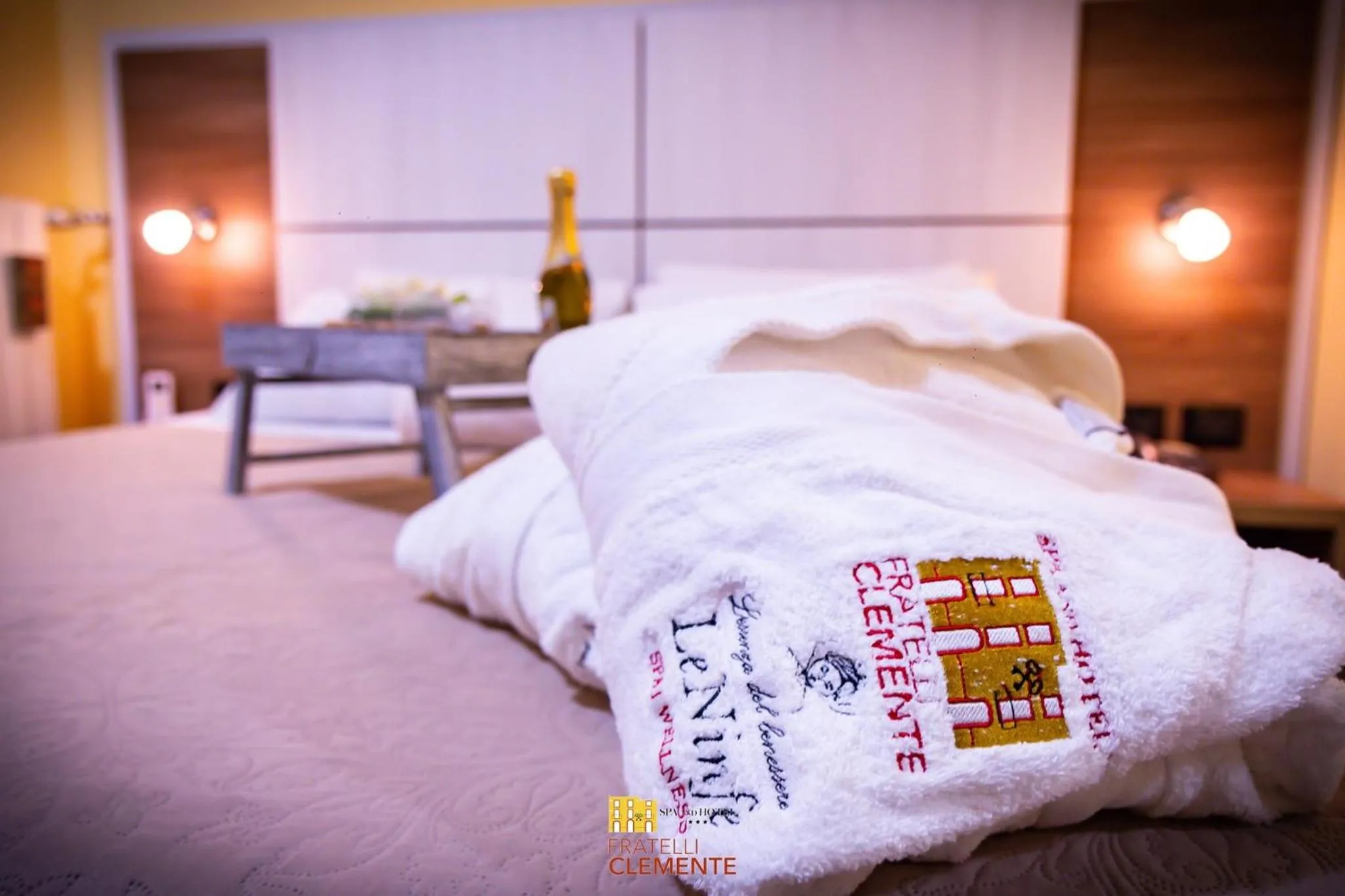 Bed in Fratelli Clemente Spa and Hotel