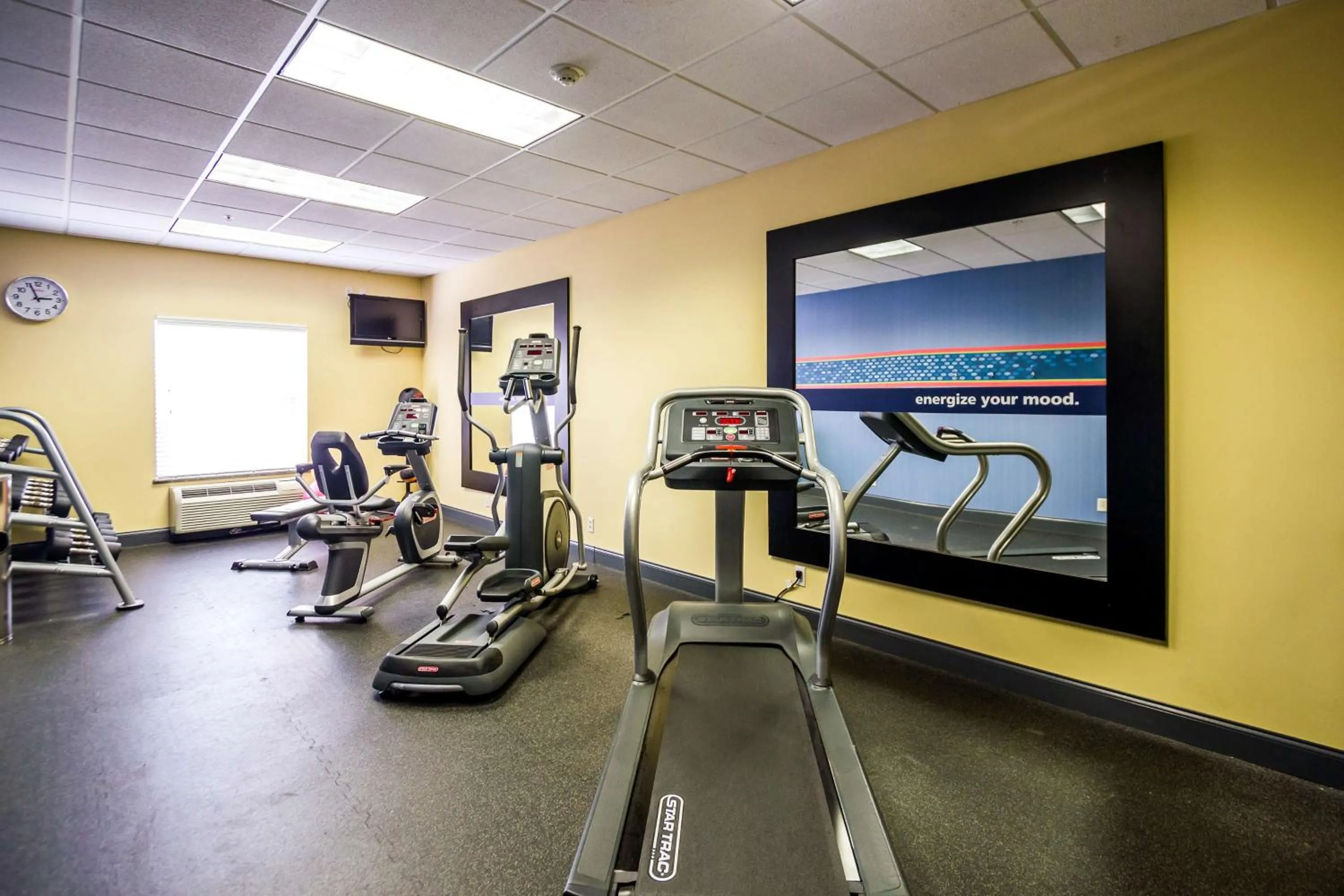 Fitness centre/facilities in Hampton Inn & Suites Natchez