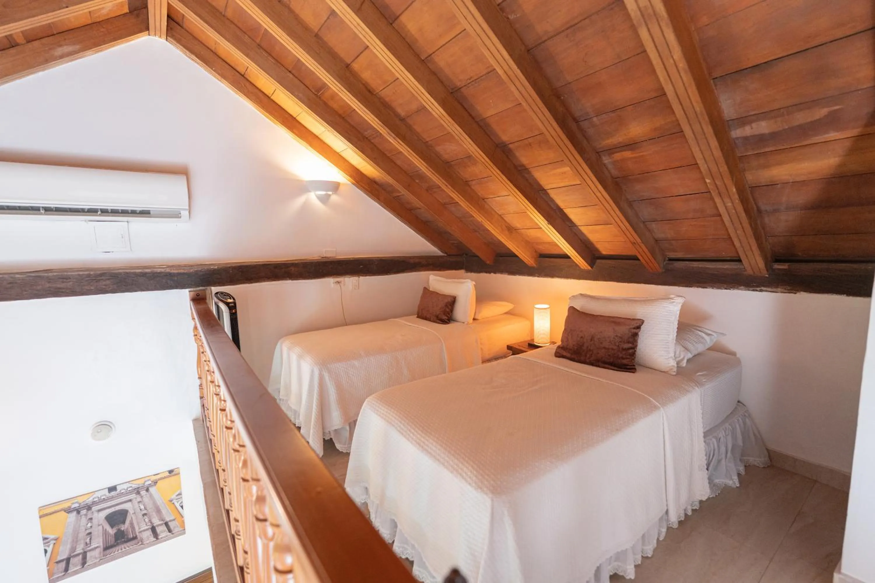 Bed in Hotel Casa La Fe