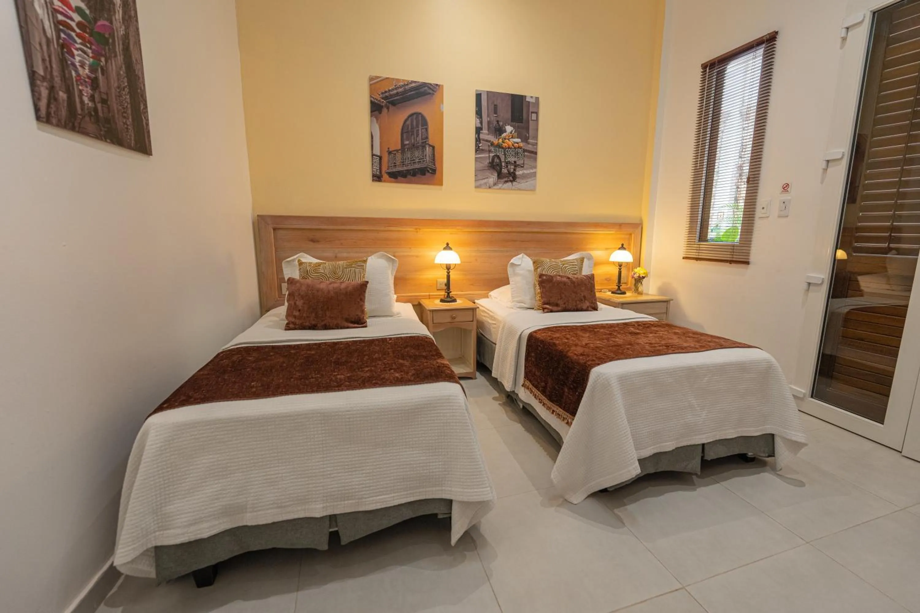 Bed in Hotel Casa La Fe